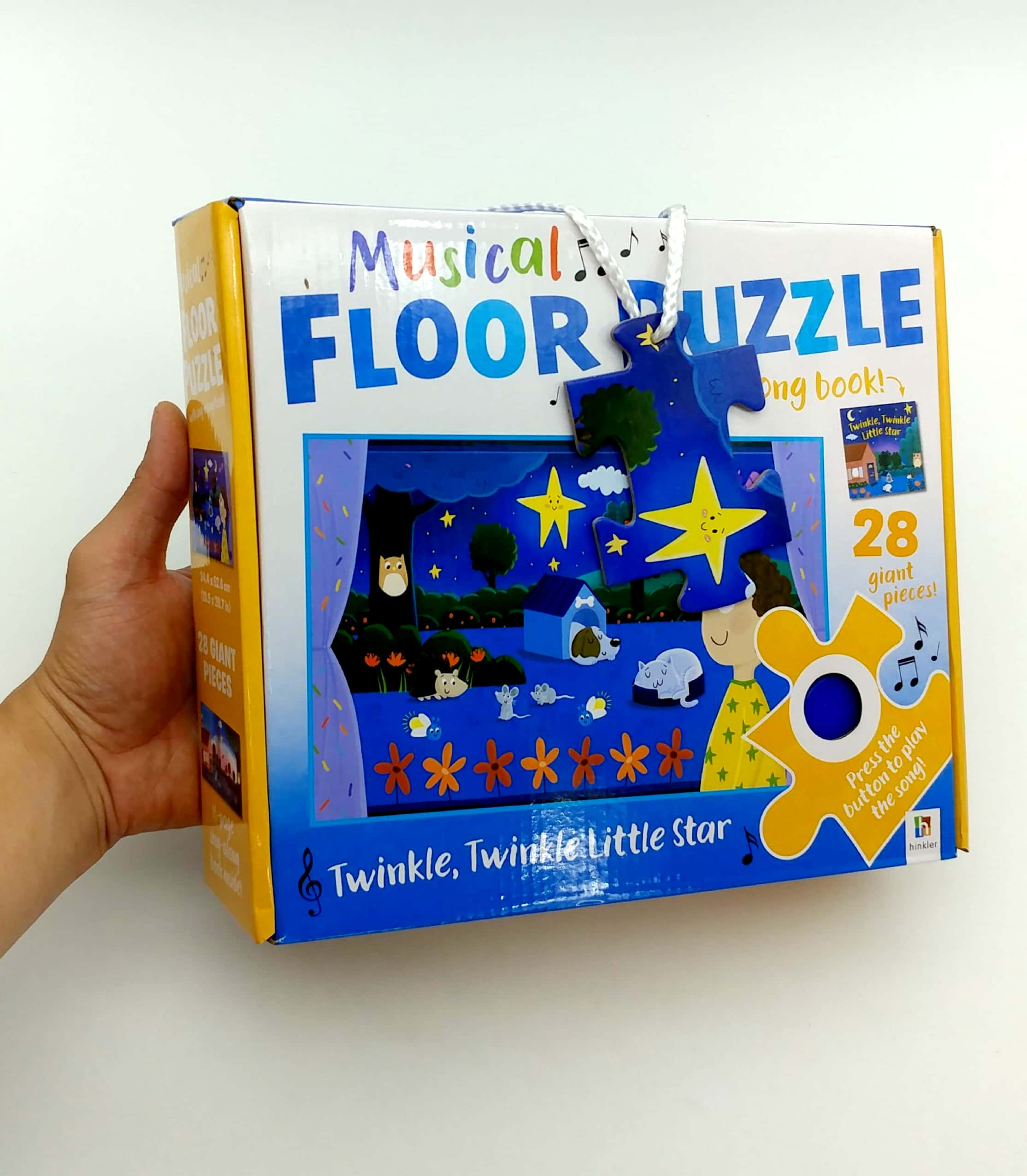 musical floor puzzle: twinkle, twinkle little star