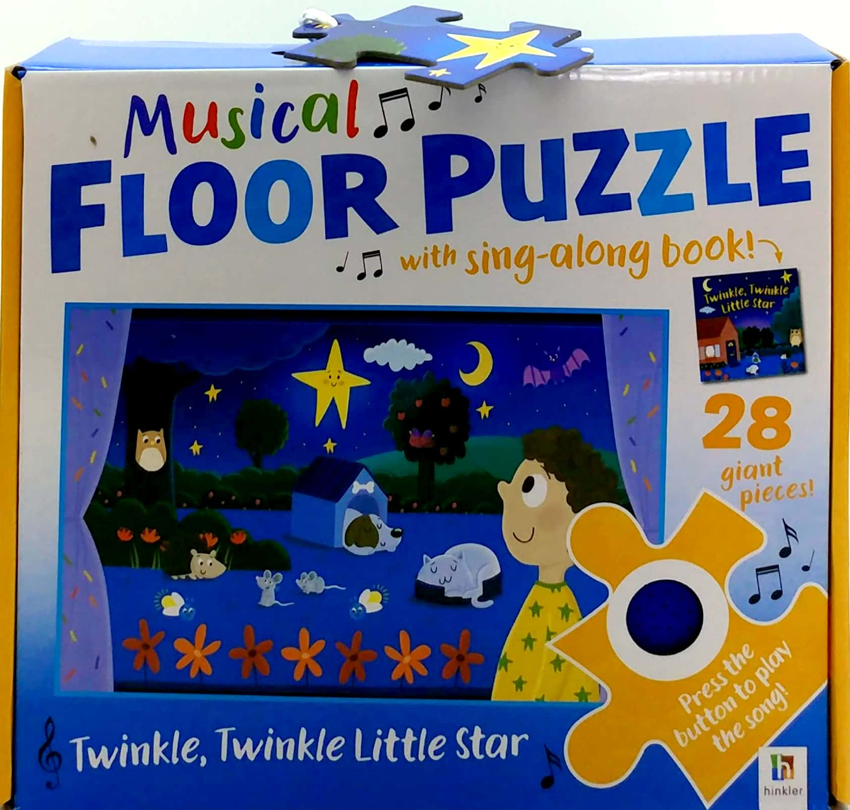 musical floor puzzle: twinkle, twinkle little star