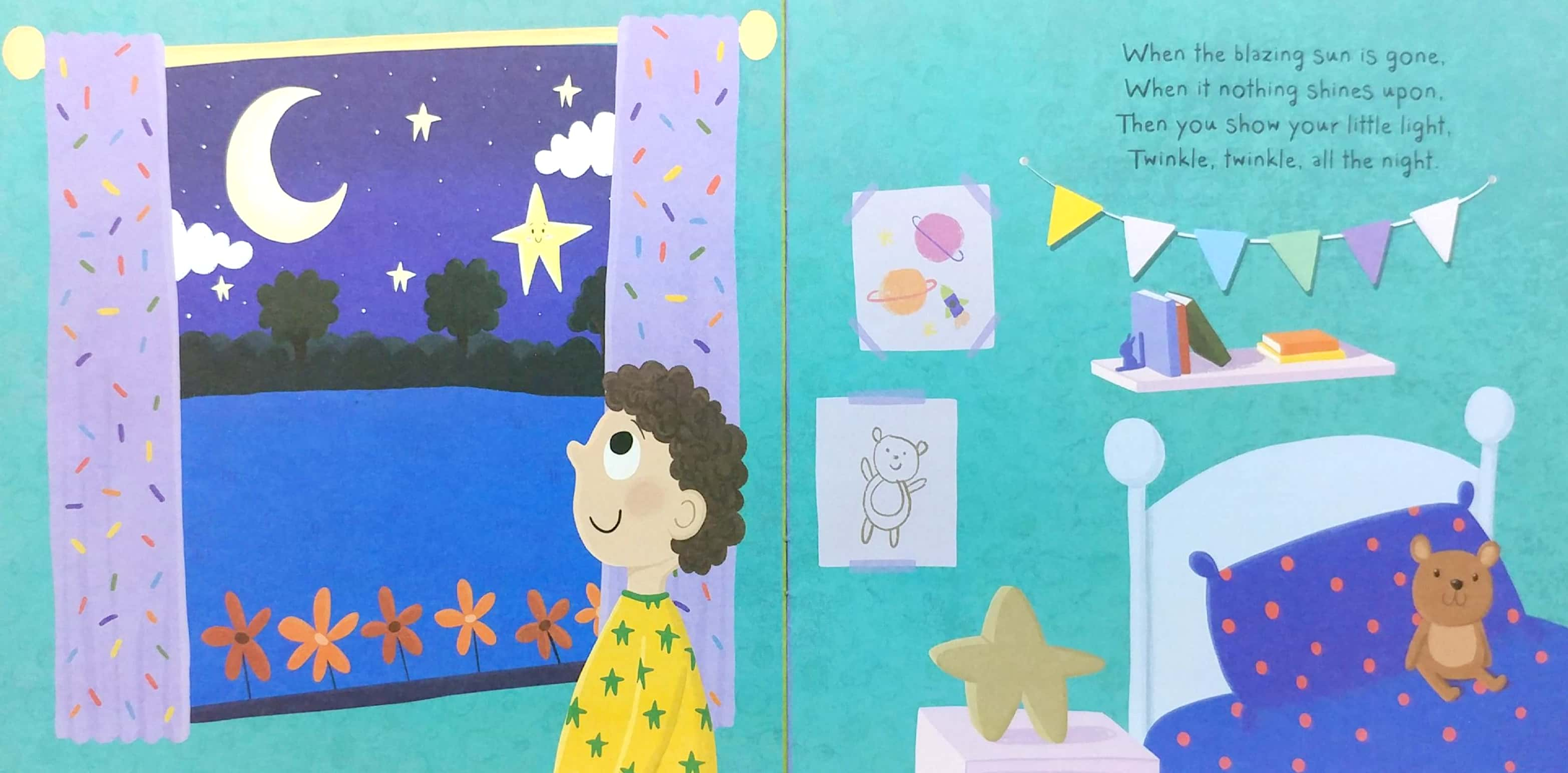 musical floor puzzle: twinkle, twinkle little star