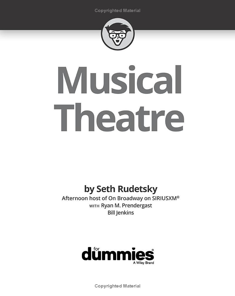 musical theatre for dummies