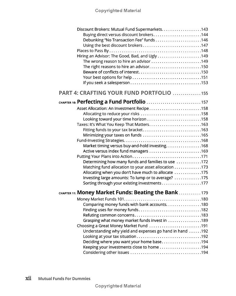 mutual funds for dummies 8th edition