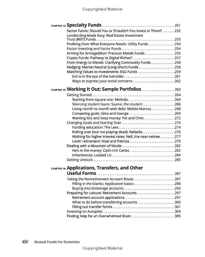 mutual funds for dummies 8th edition