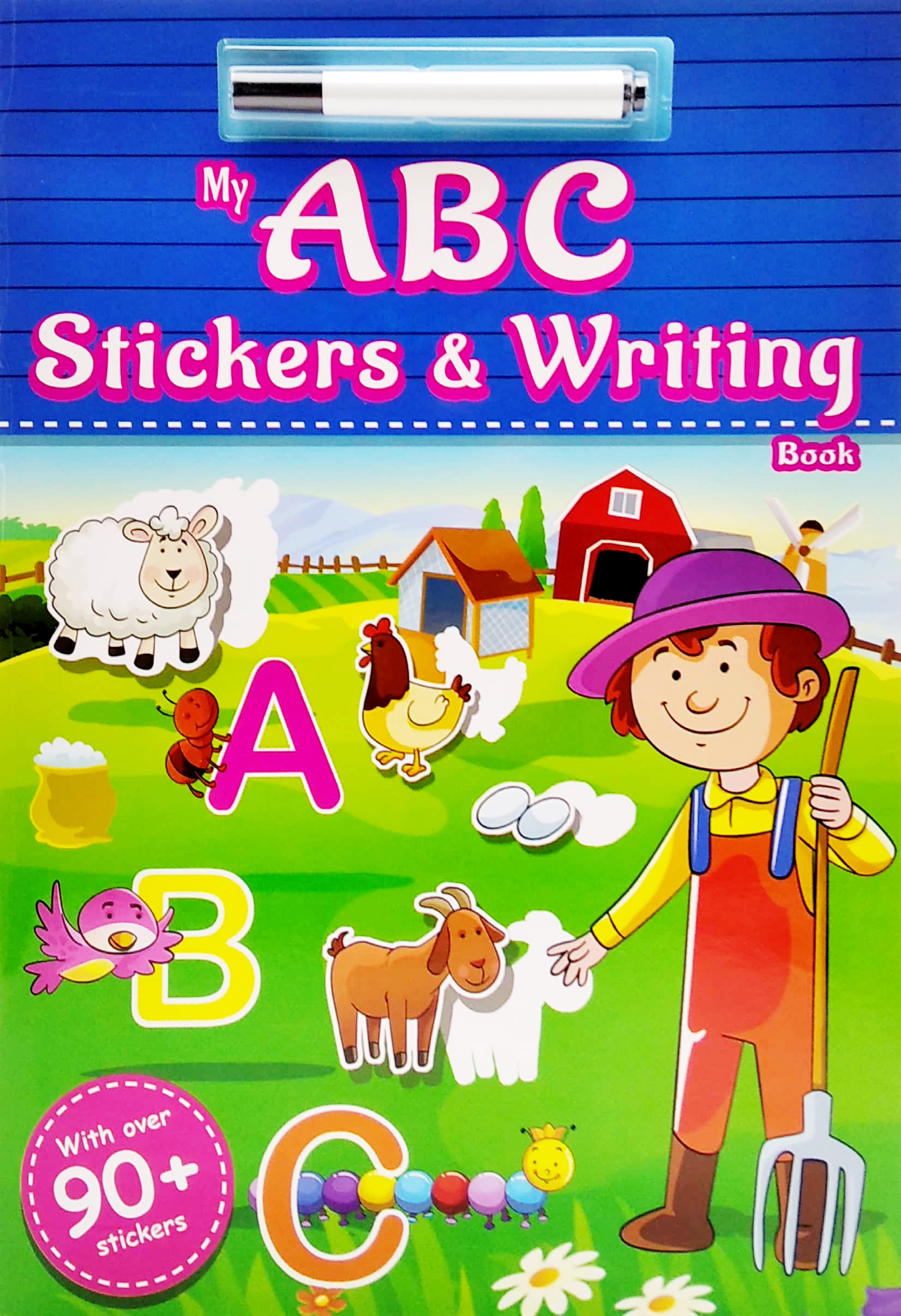my abc stickers & writing book