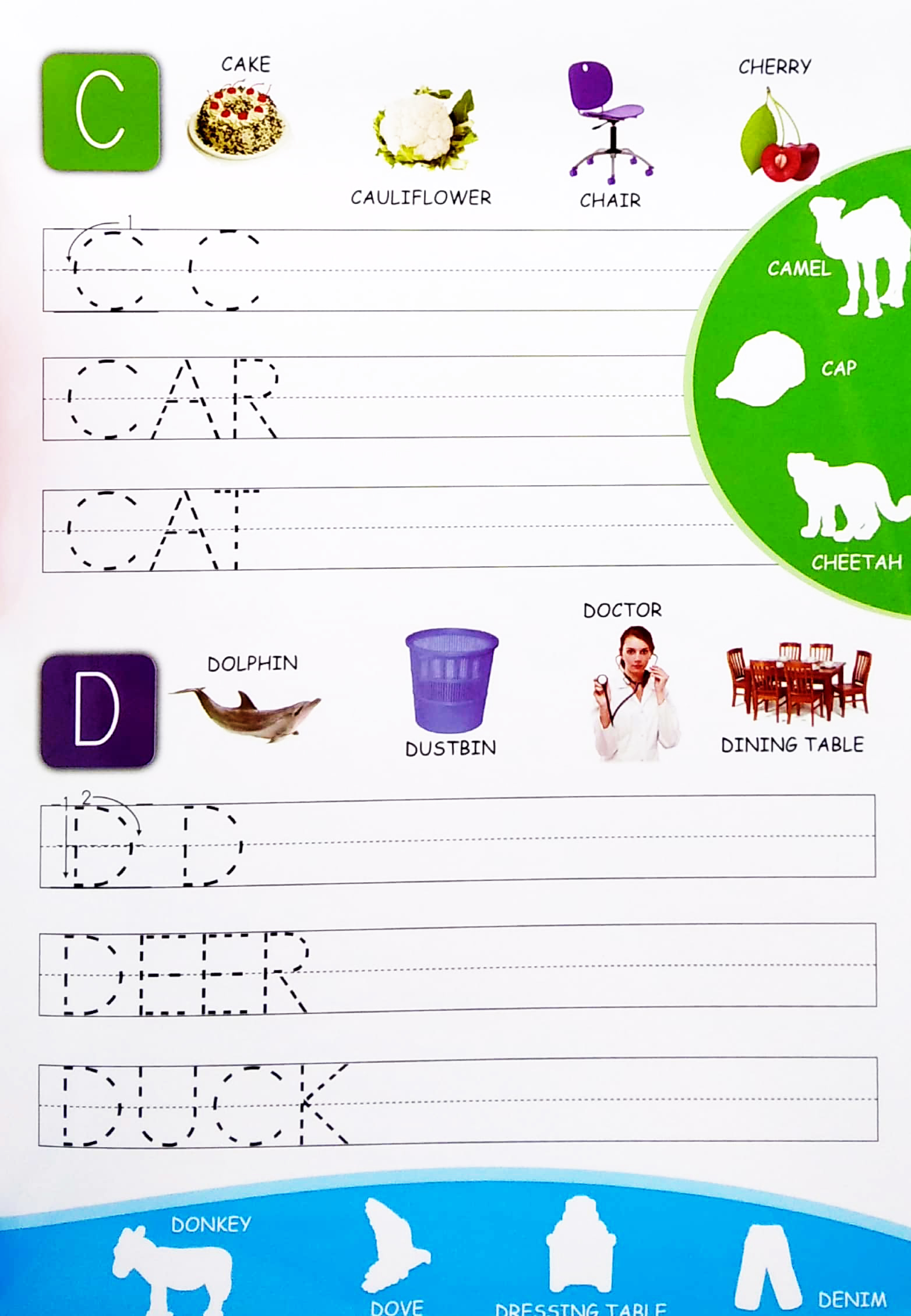 my abc stickers & writing book