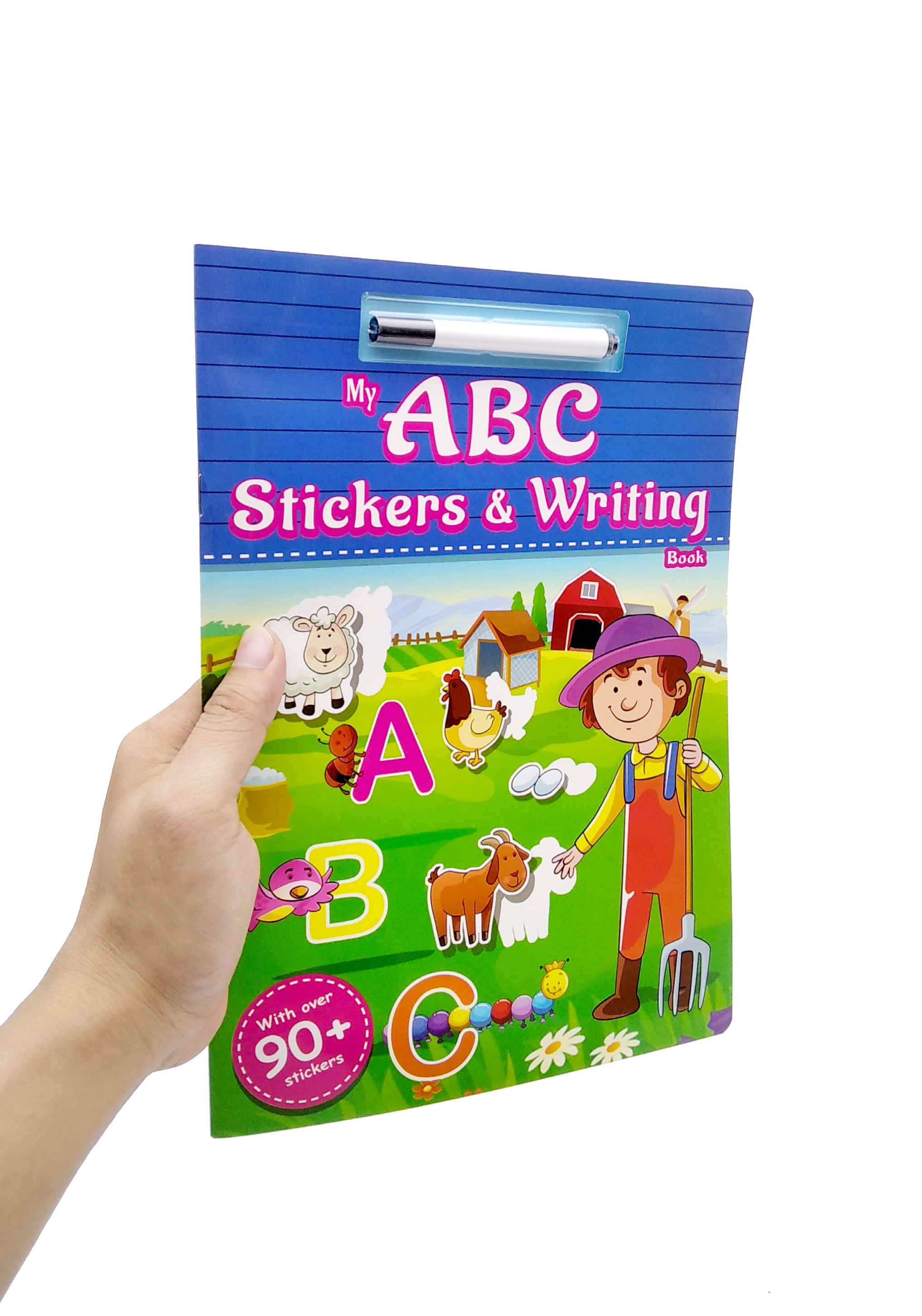 my abc stickers & writing book