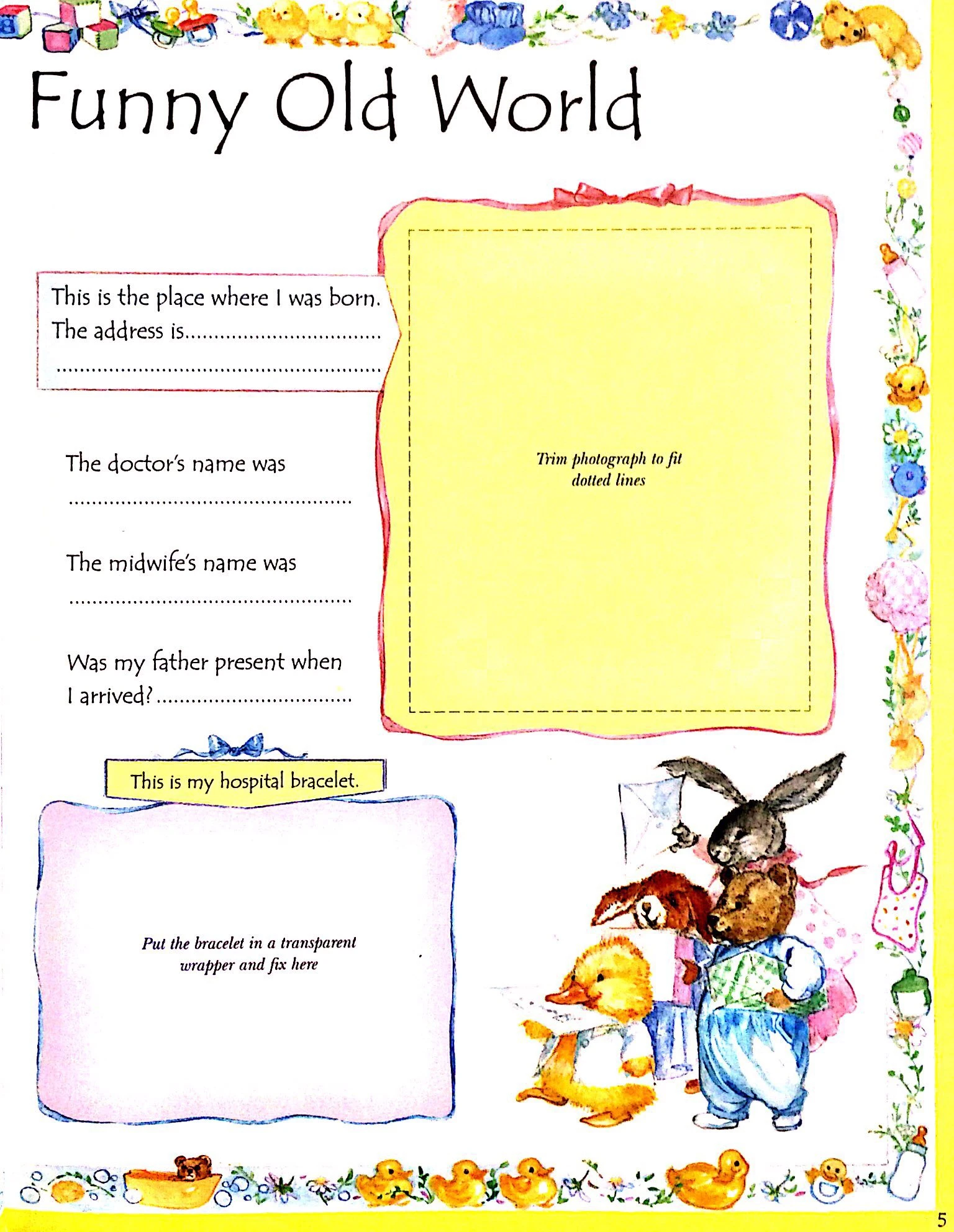 my baby book - a first five year diary (baby record book)