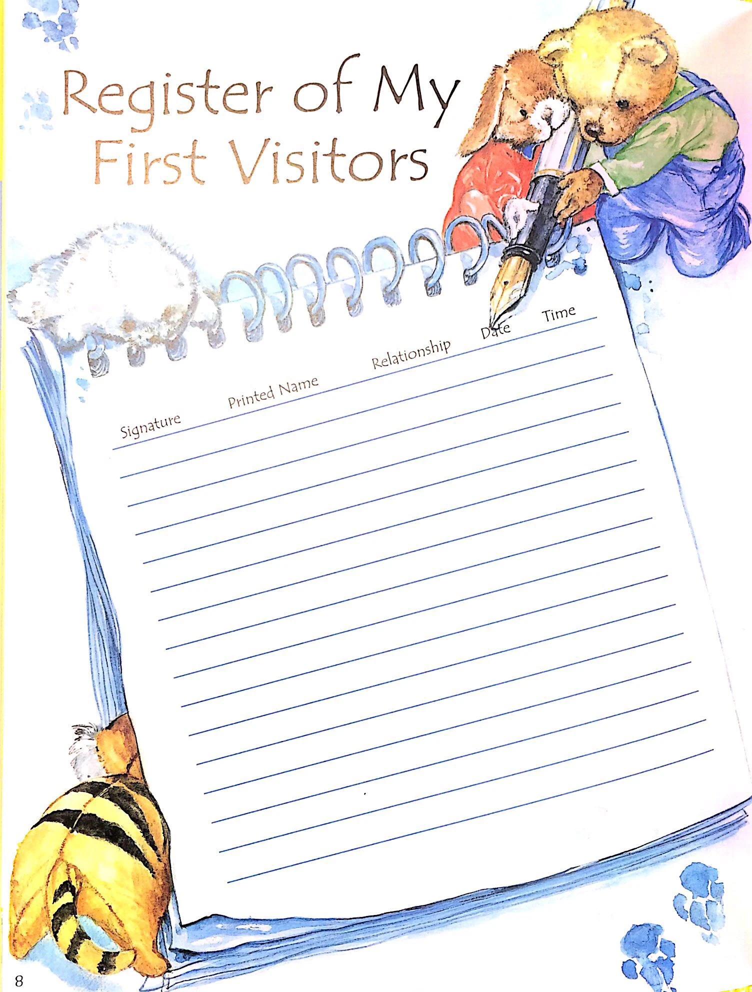 my baby book - a first five year diary (baby record book)