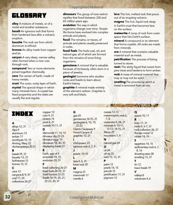 my best book of rocks and fossils