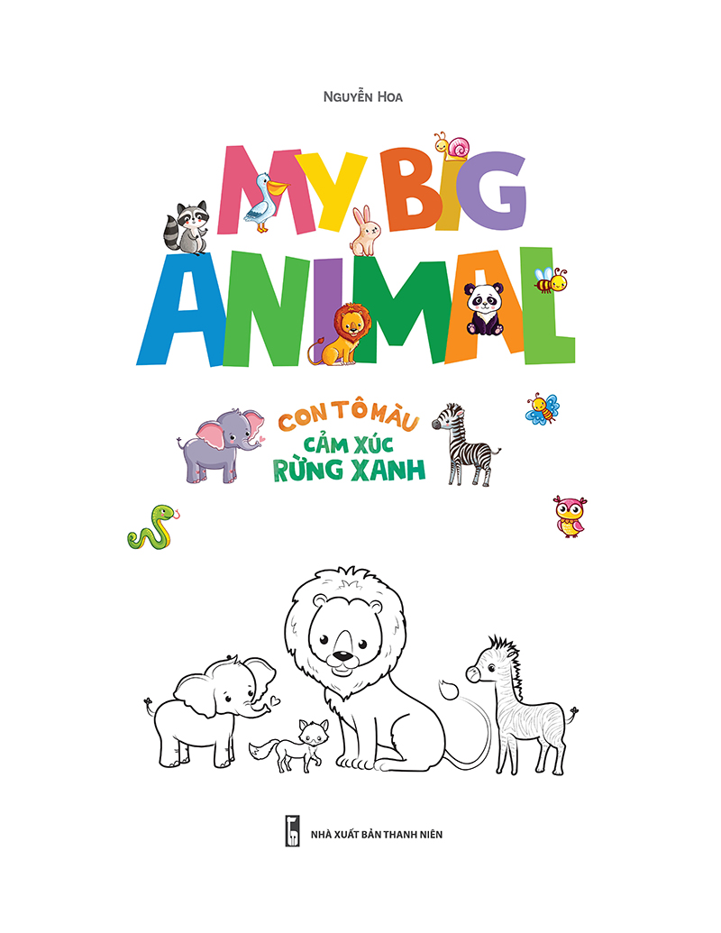 my big animal - con tô màu cảm xúc rừng xanh