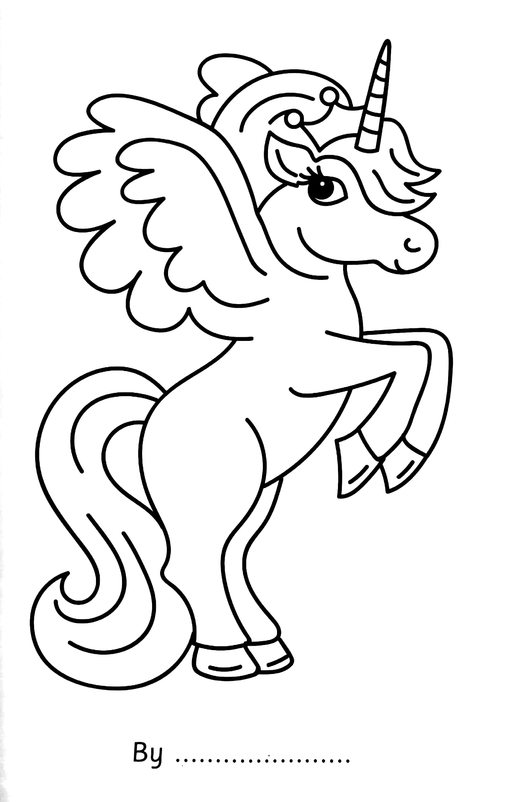 my big bumper colouring (pink)