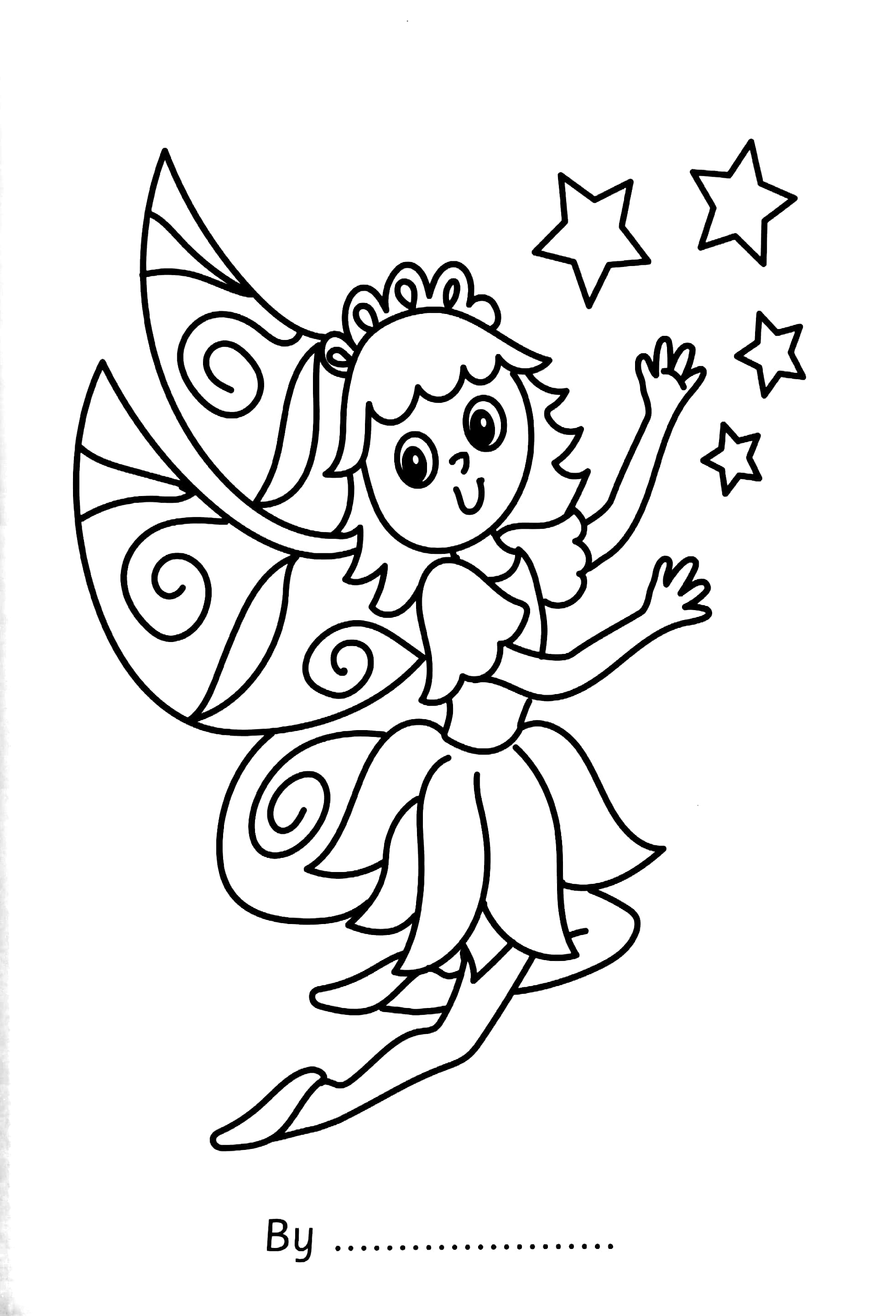 my big bumper colouring (pink)