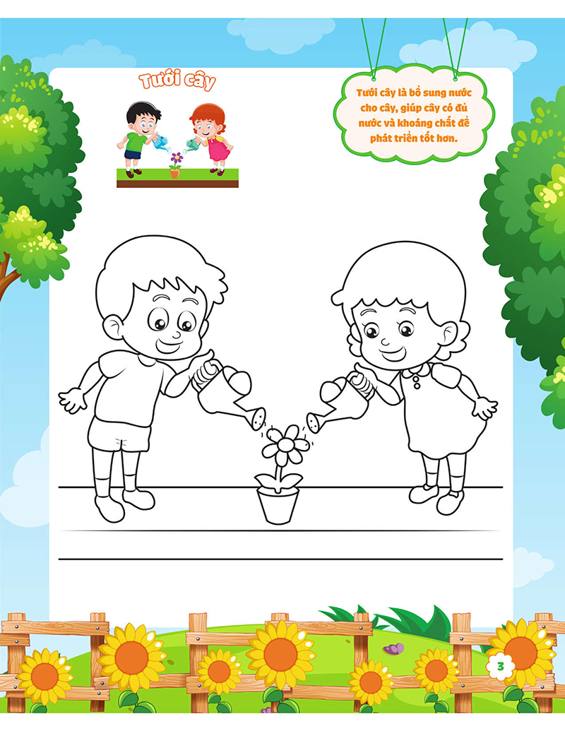 my big garden - con tô màu cảm xúc khu vườn