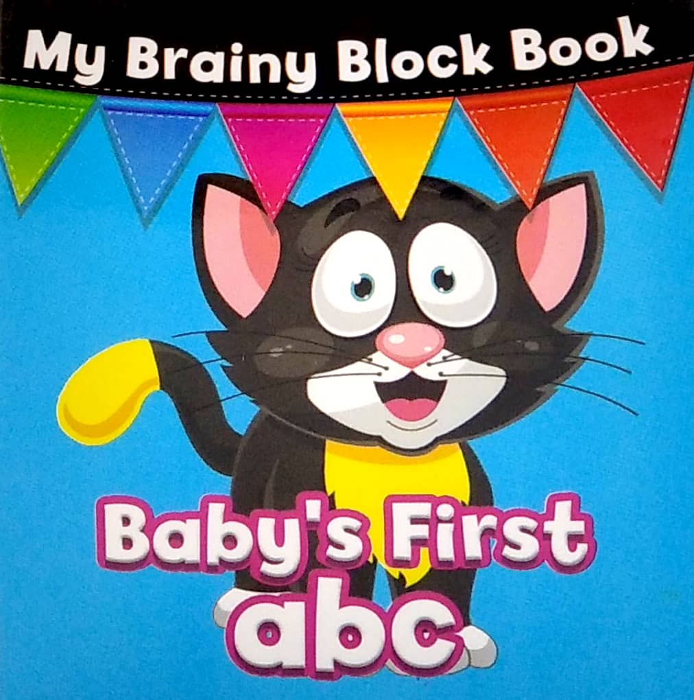 my brainy block books: baby's first abc