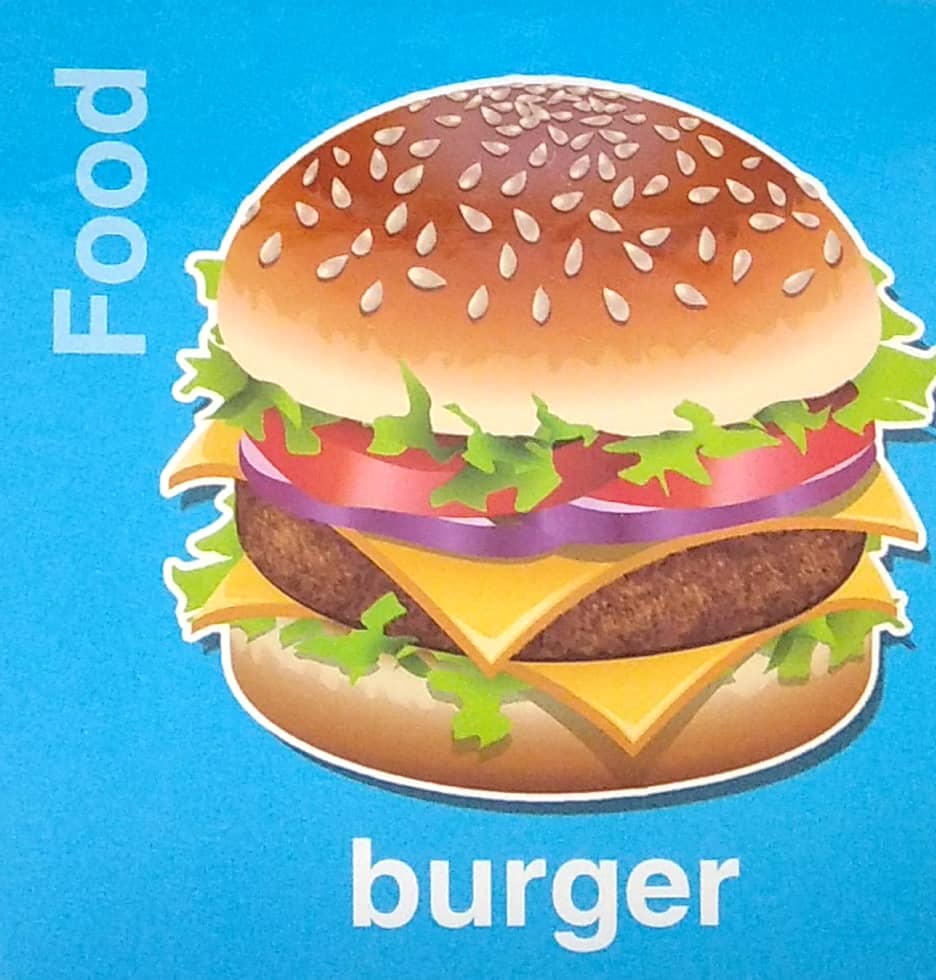 my brainy block books: food, fruits & vegetables