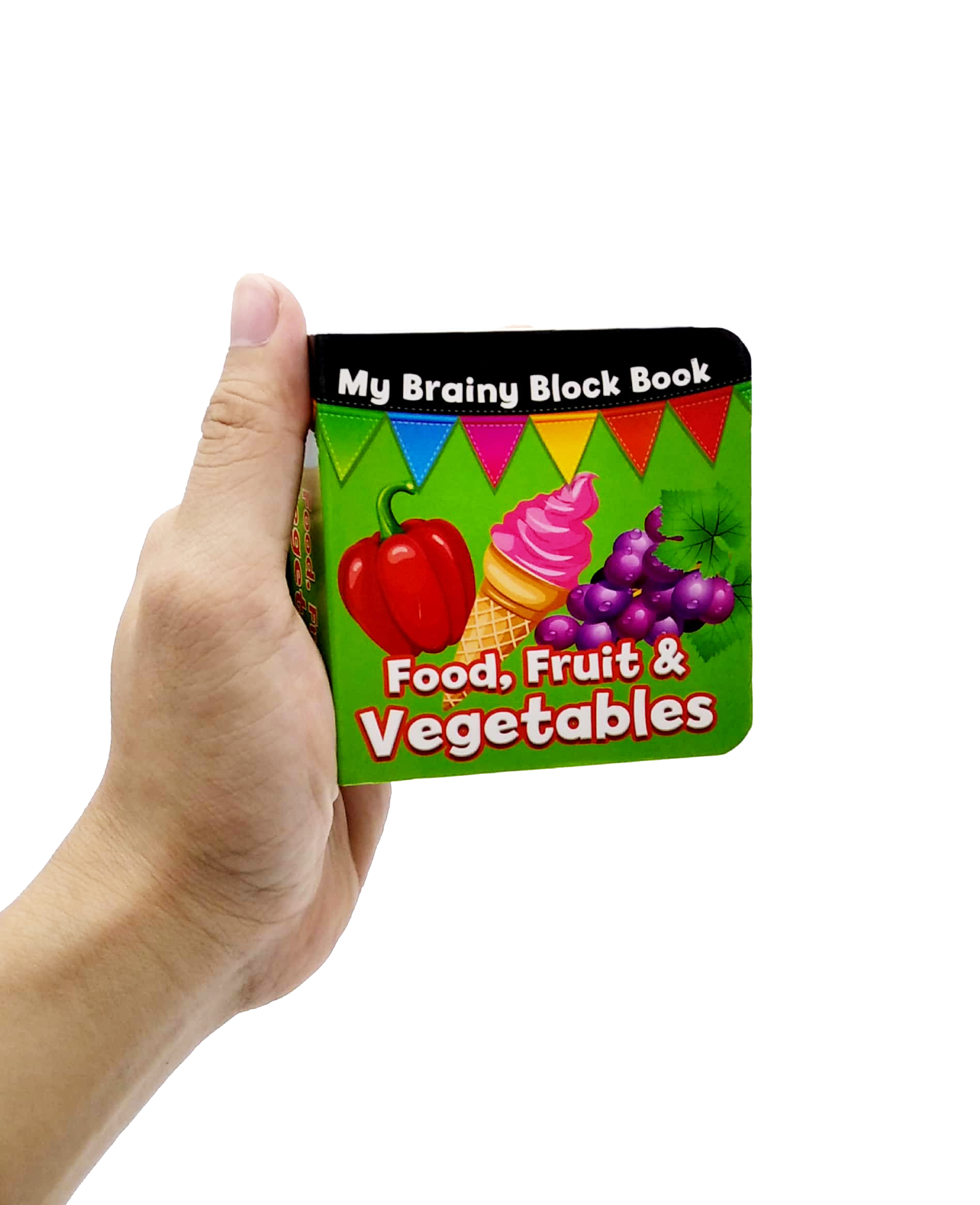 my brainy block books: food, fruits & vegetables