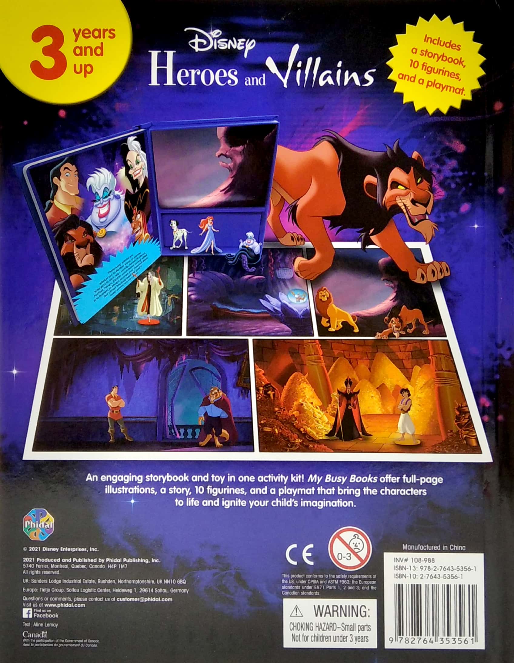 my busy books: disney heroes and villains