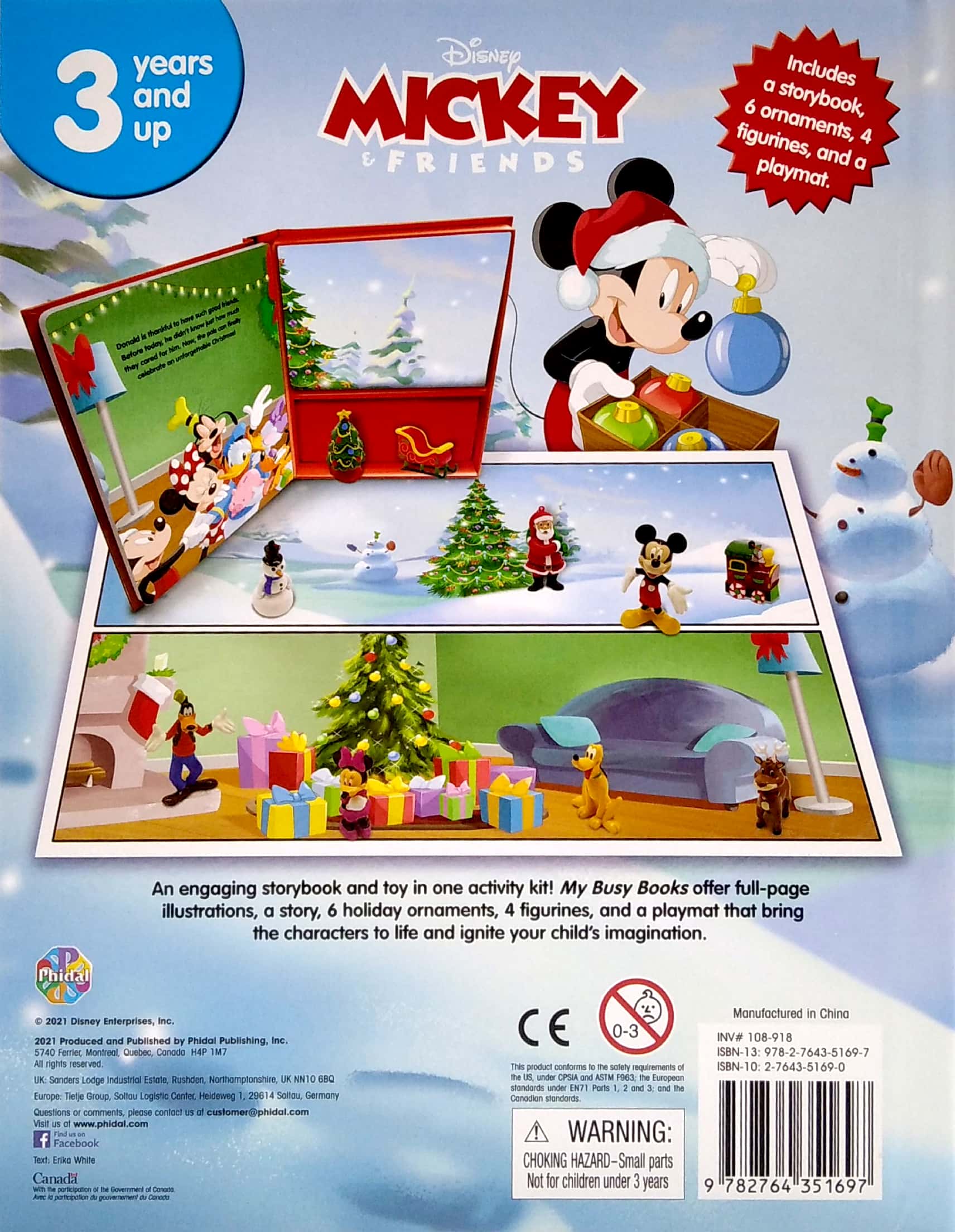 my busy books: disney mickey's christmas