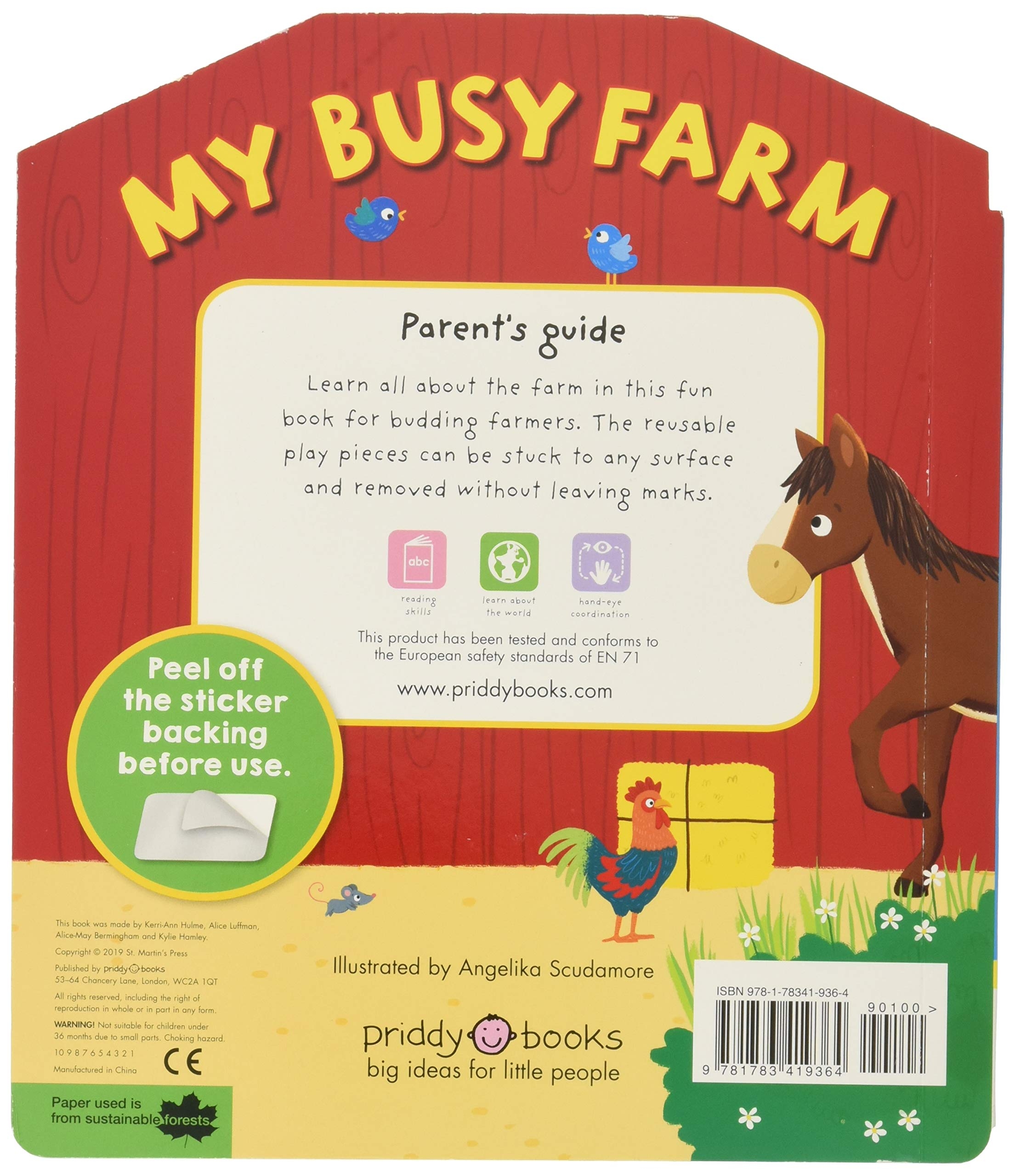my busy farm: magic sticker play & learn