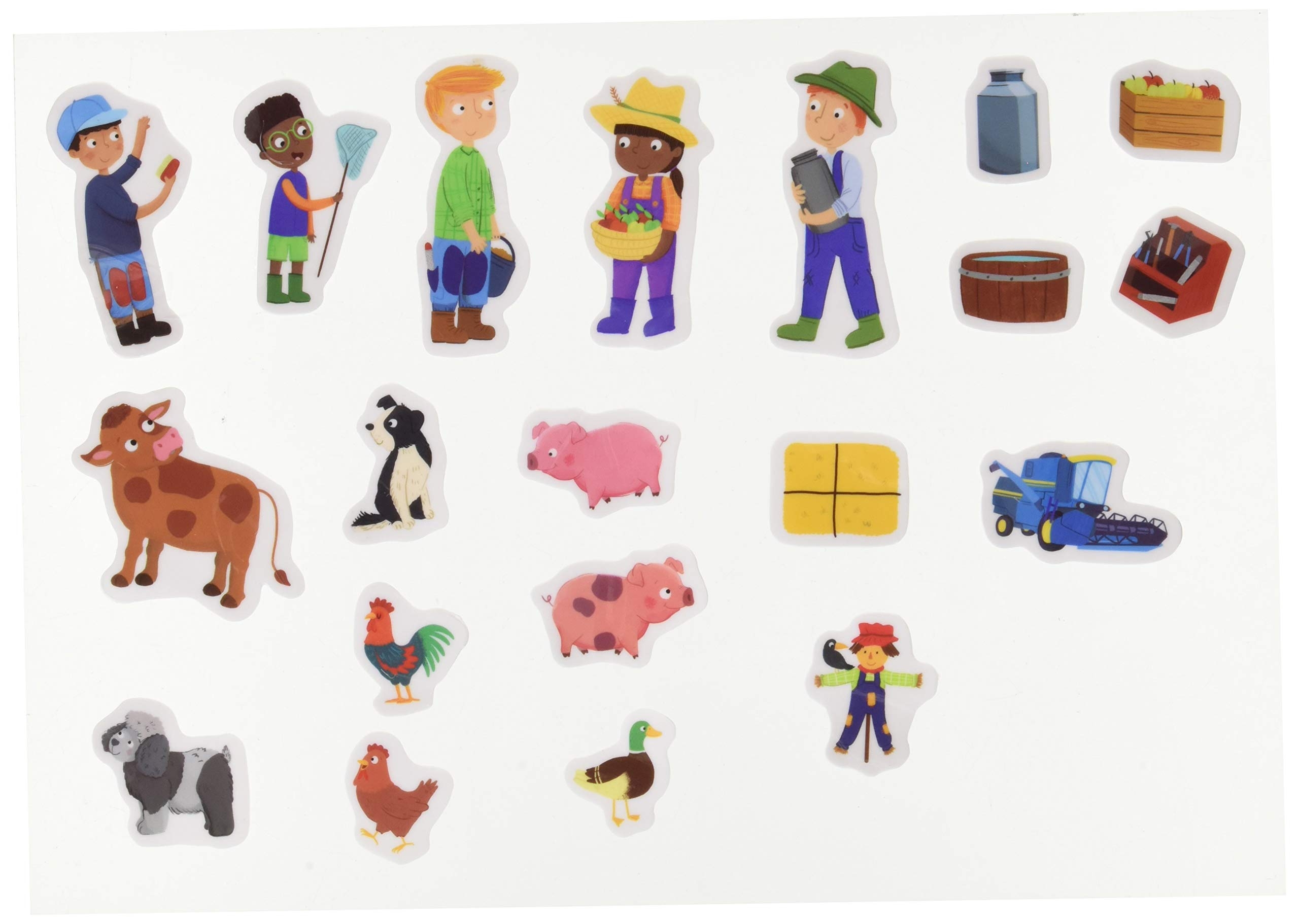 my busy farm: magic sticker play & learn