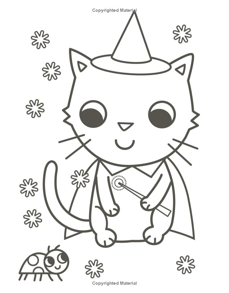 my busy halloween coloring book