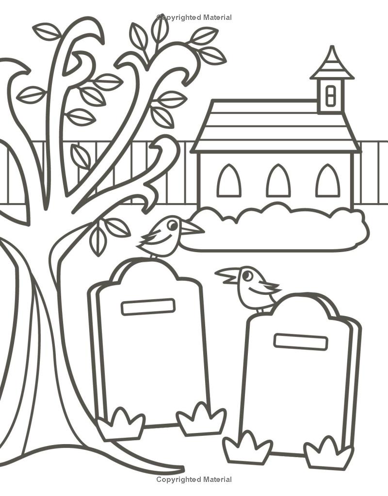 my busy halloween coloring book