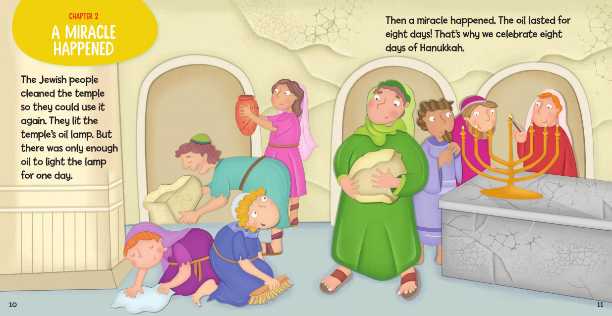 my family celebrates hanukkah