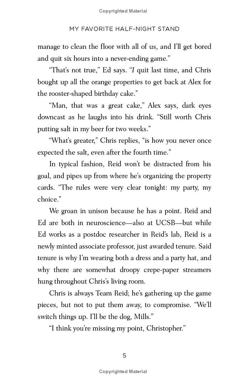 my favorite half-night stand