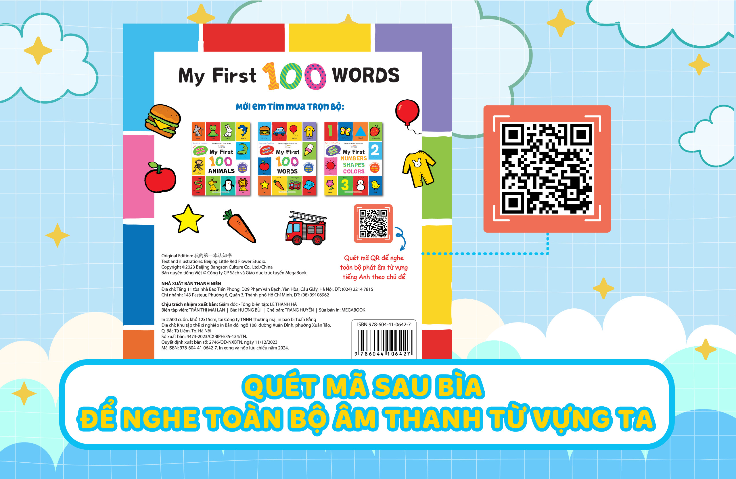 my first 100 words - thế giới muôn màu - bìa cứng