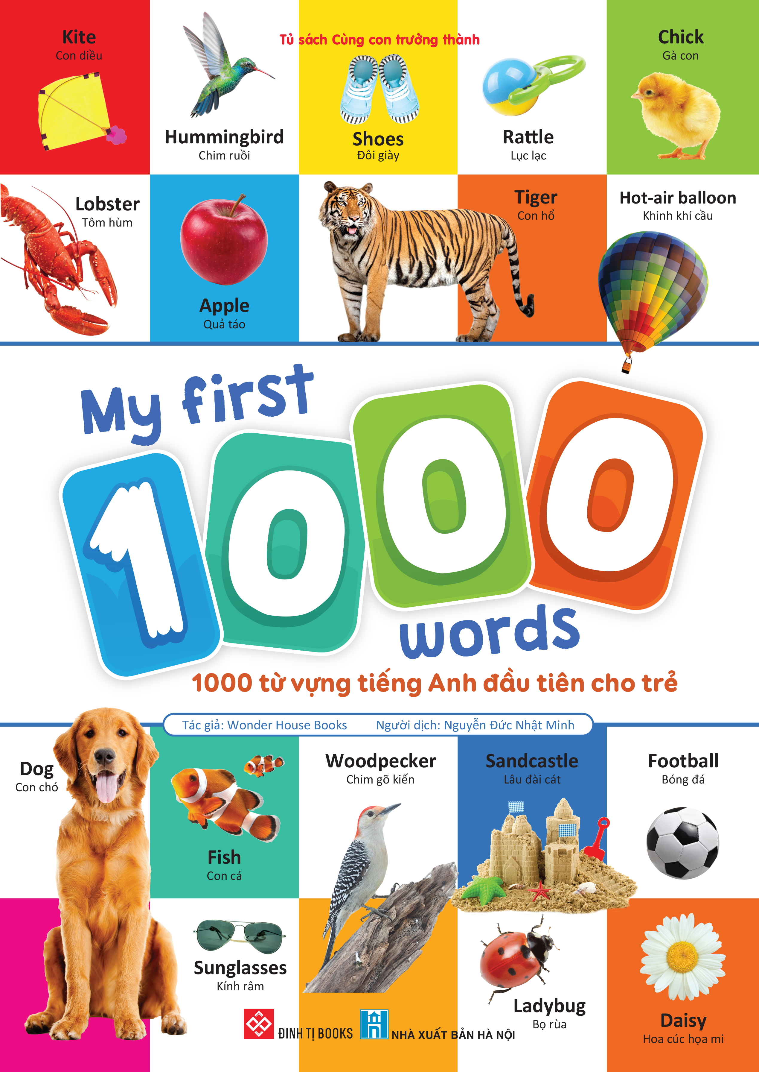 my first 1000 words - 1000 từ vựng tiếng anh đầu tiên cho trẻ - bìa cứng