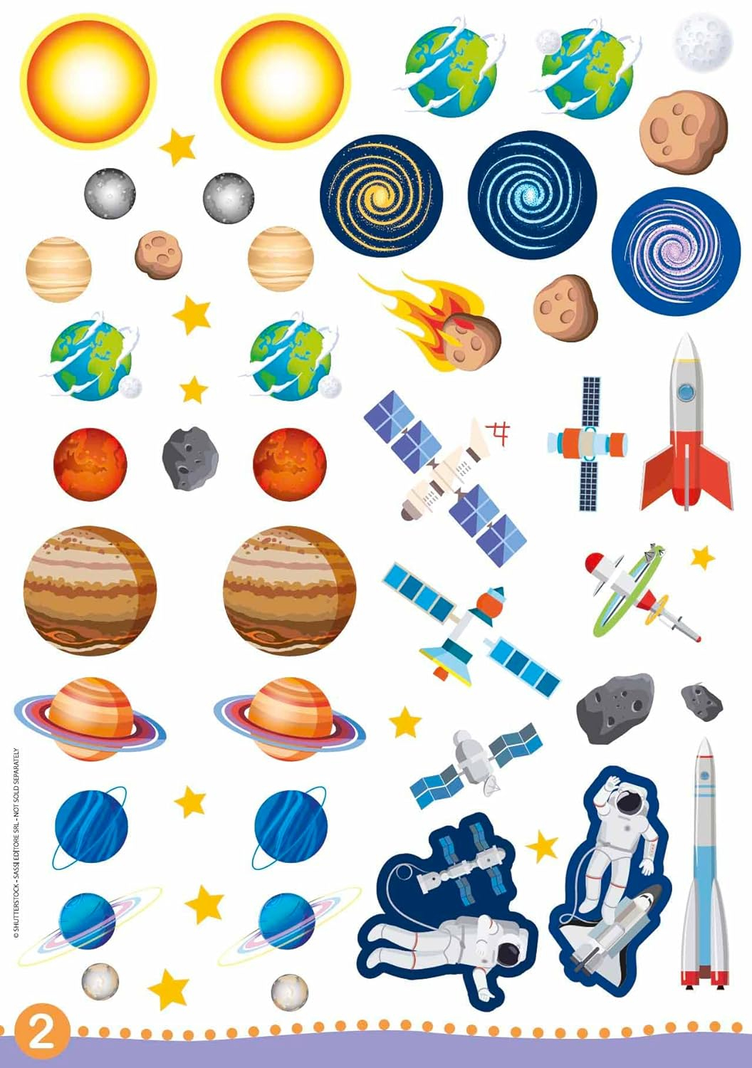 my first activites arts and crafts - space