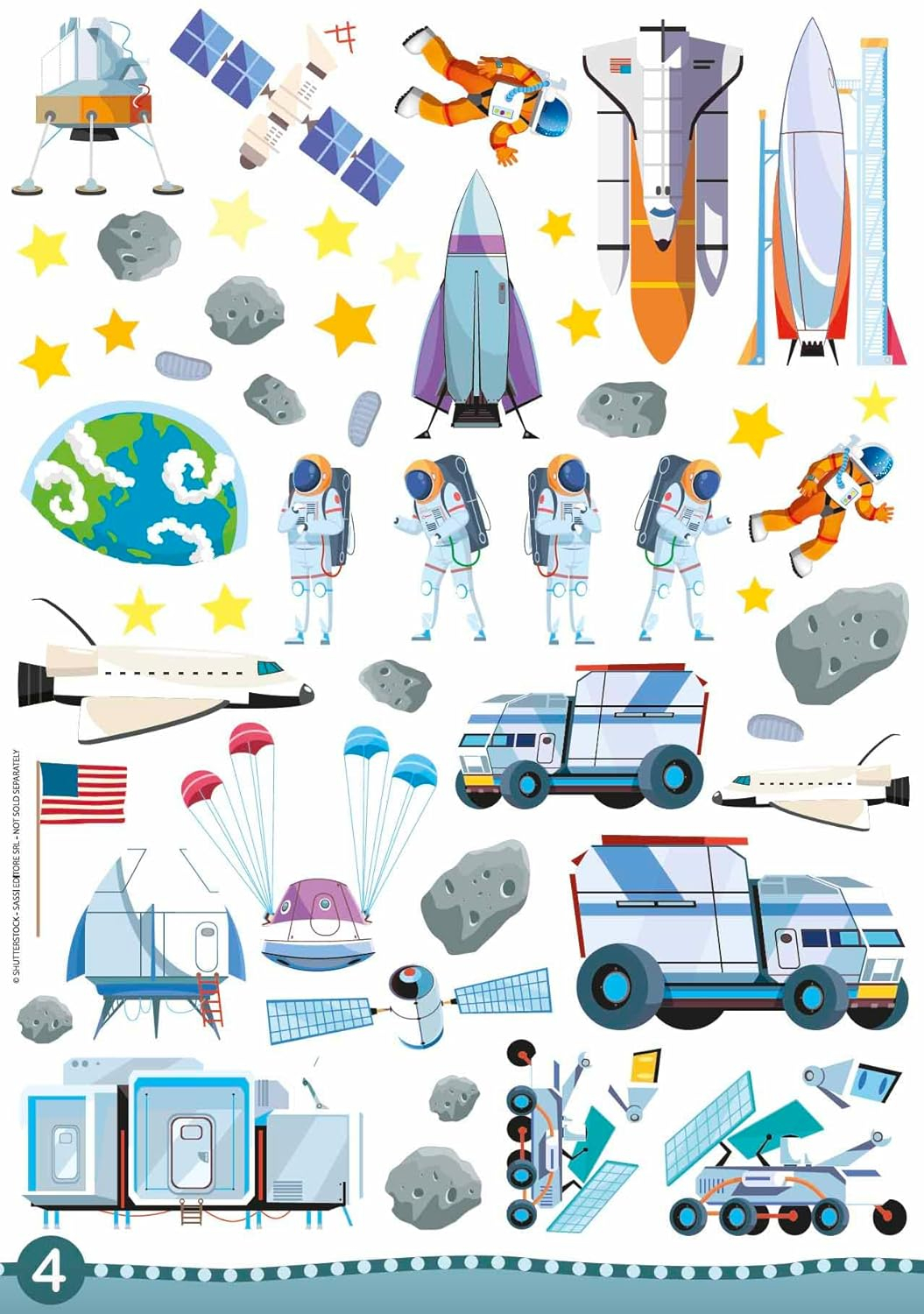 my first activites arts and crafts - space