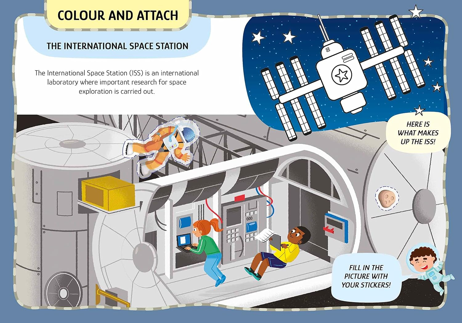 my first activites arts and crafts - space