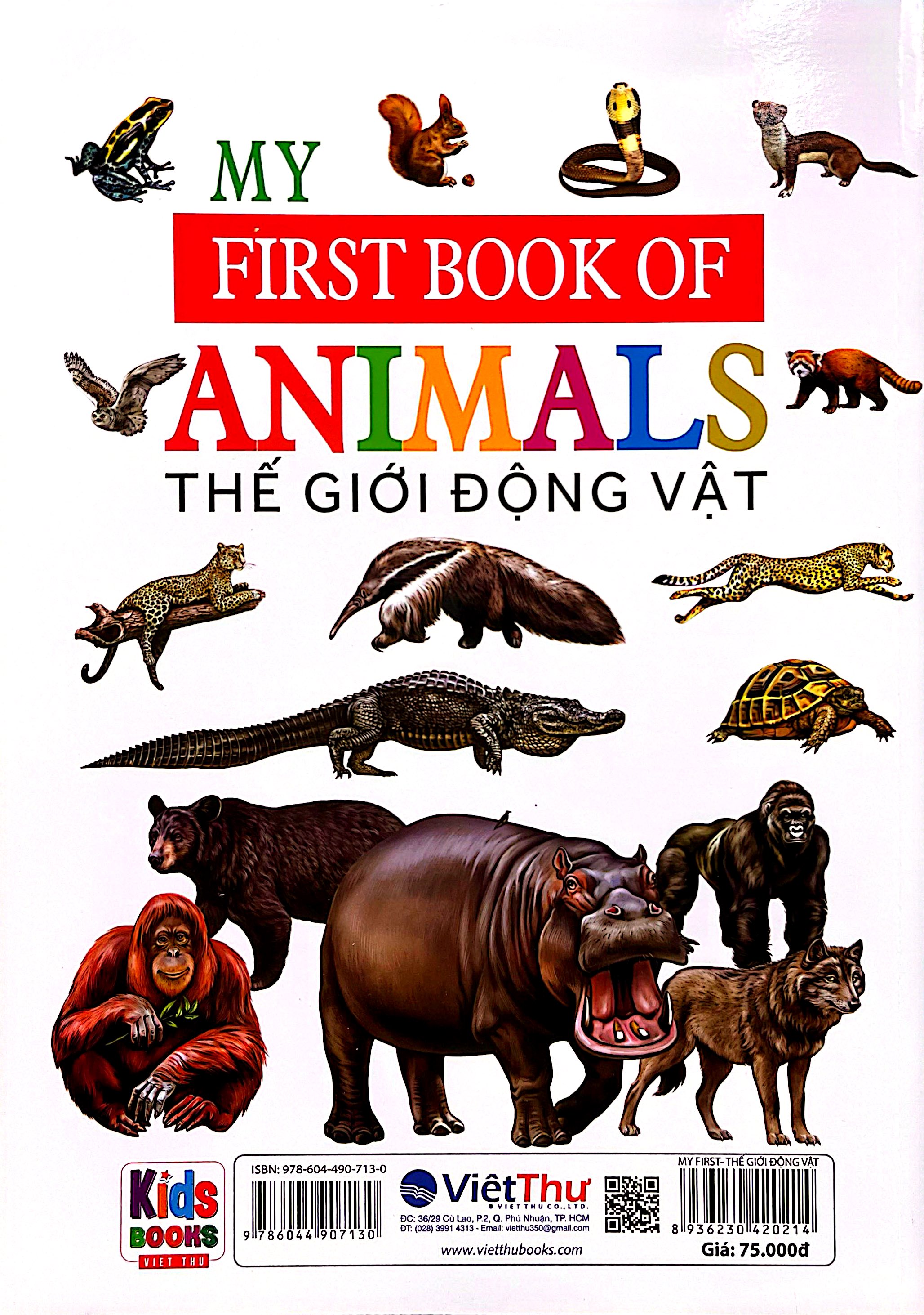 My First Book Of Animals - Thế Giới Động Vật