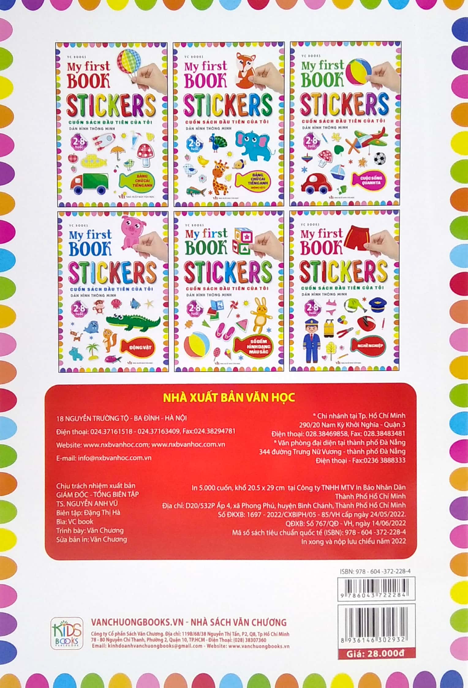 my first book stickers - bảng chữ cái tiếng anh - động vật