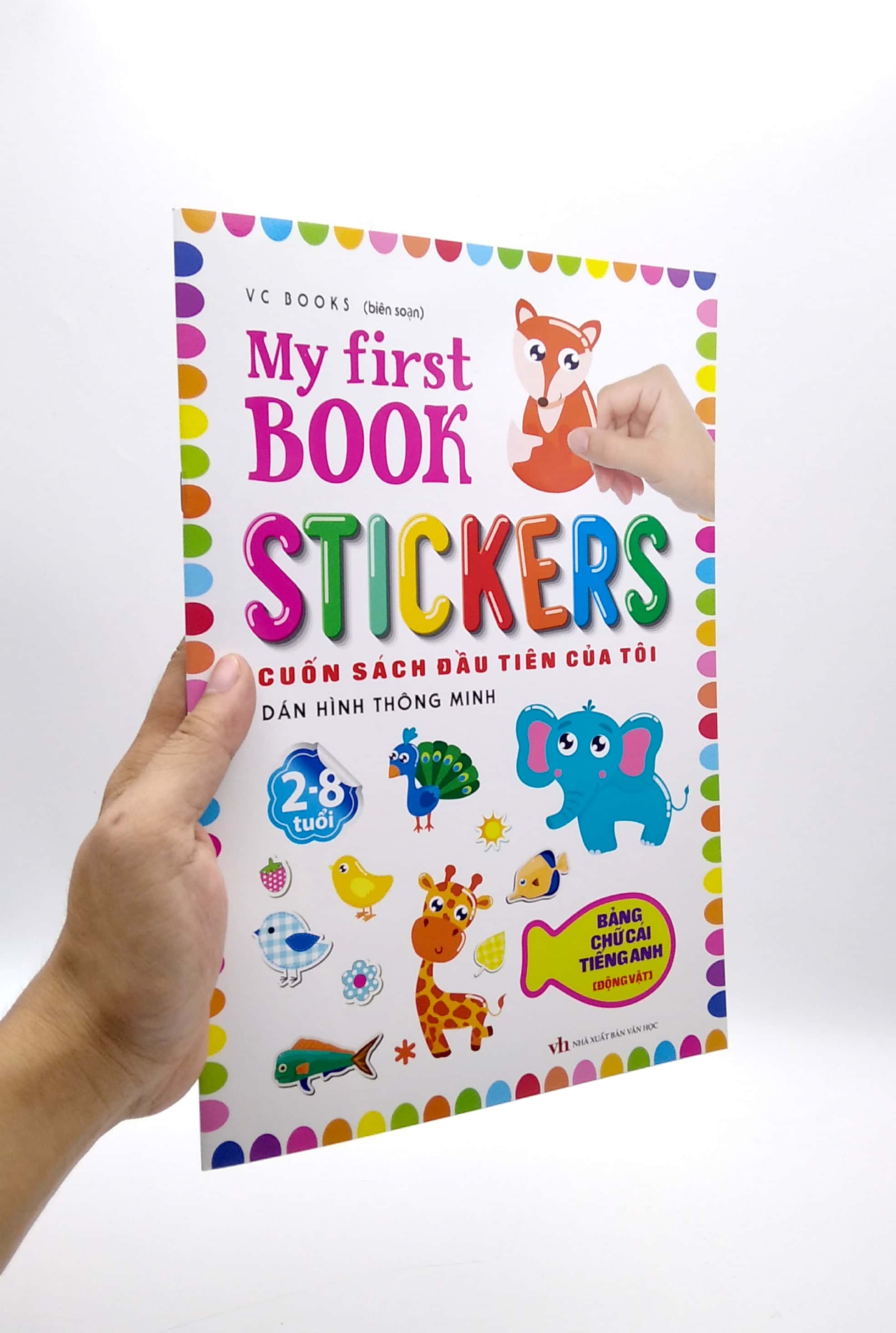my first book stickers - bảng chữ cái tiếng anh - động vật
