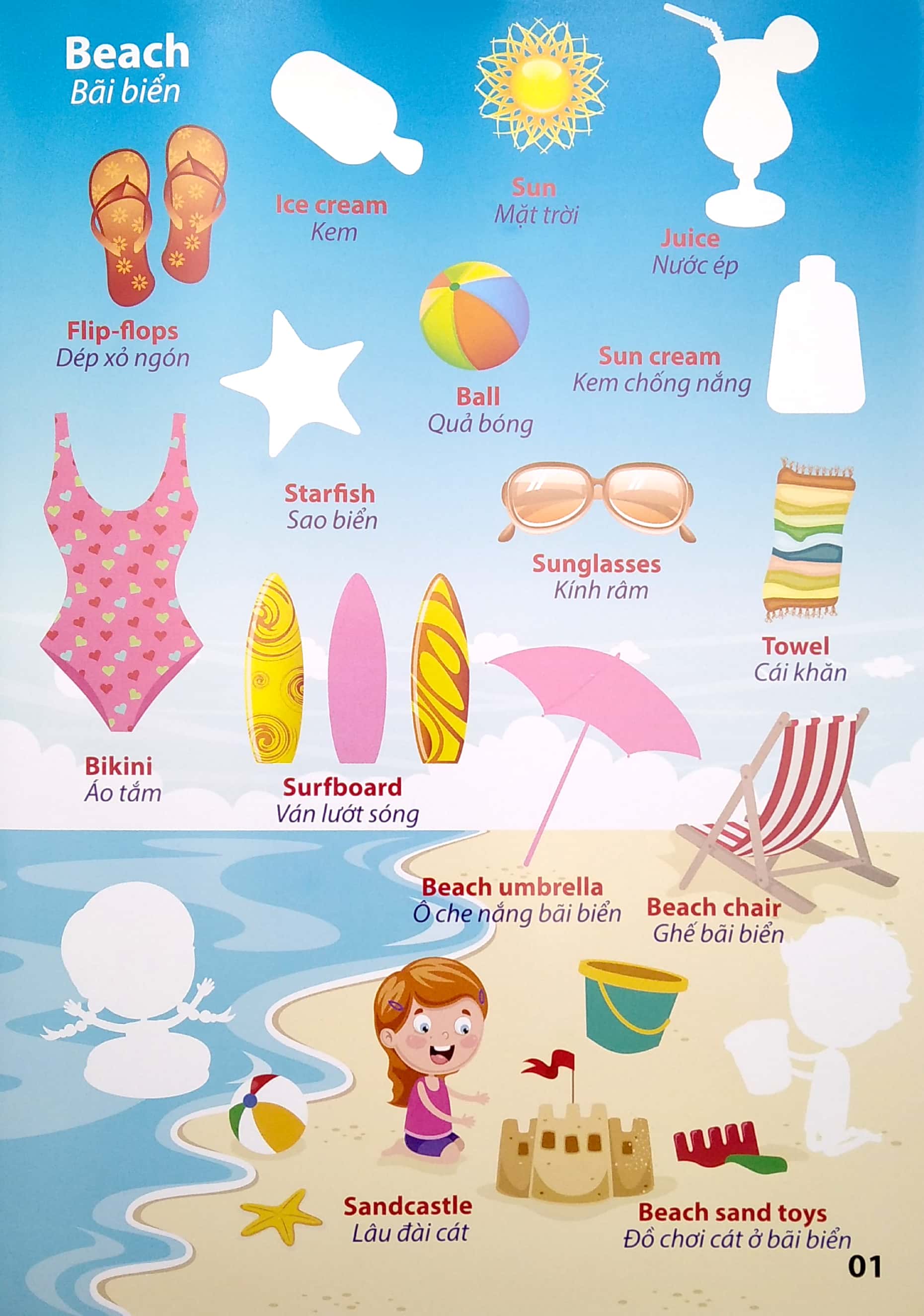 my first book stickers - cuộc sống quanh ta