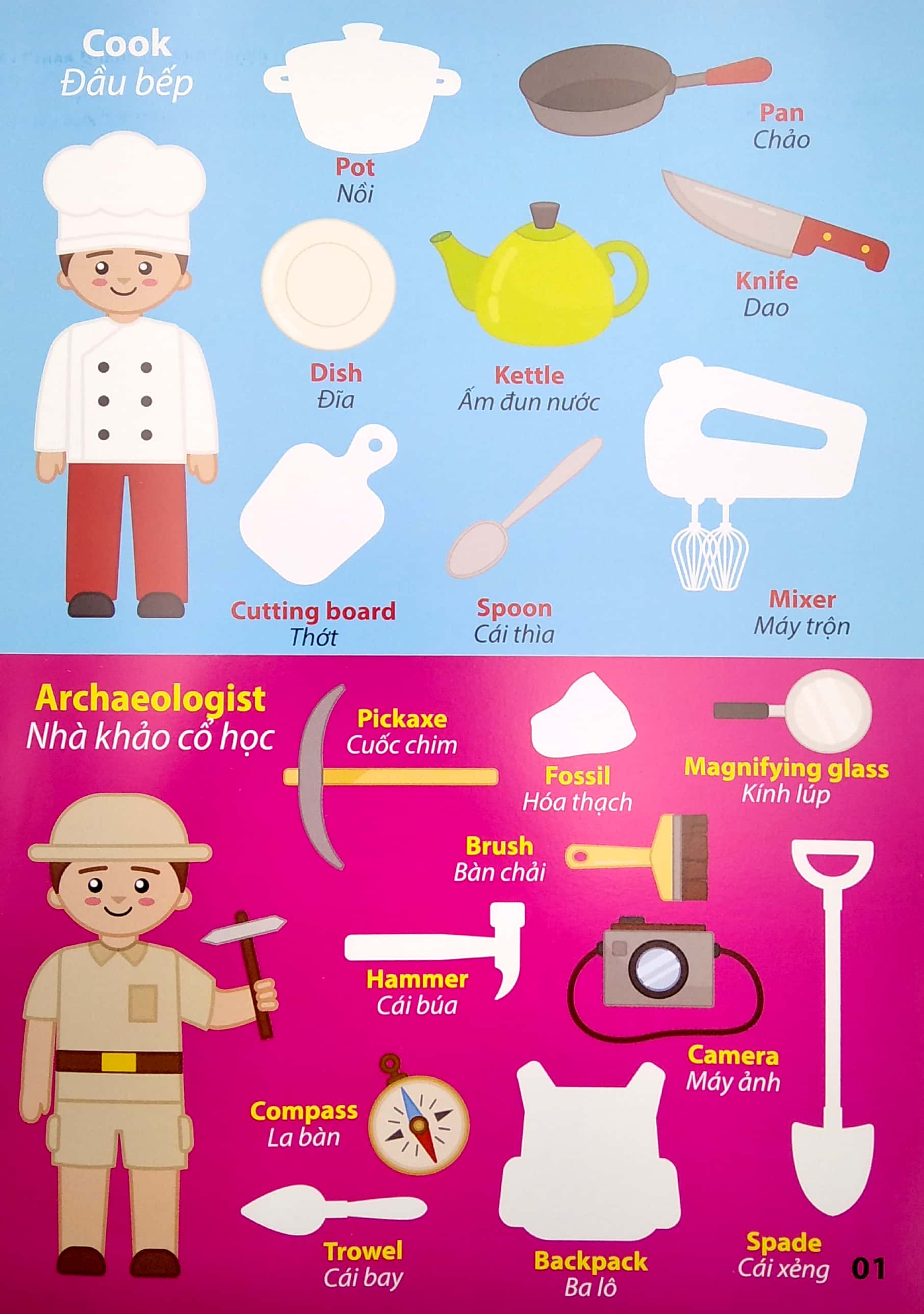 my first book stickers - nghề nghiệp