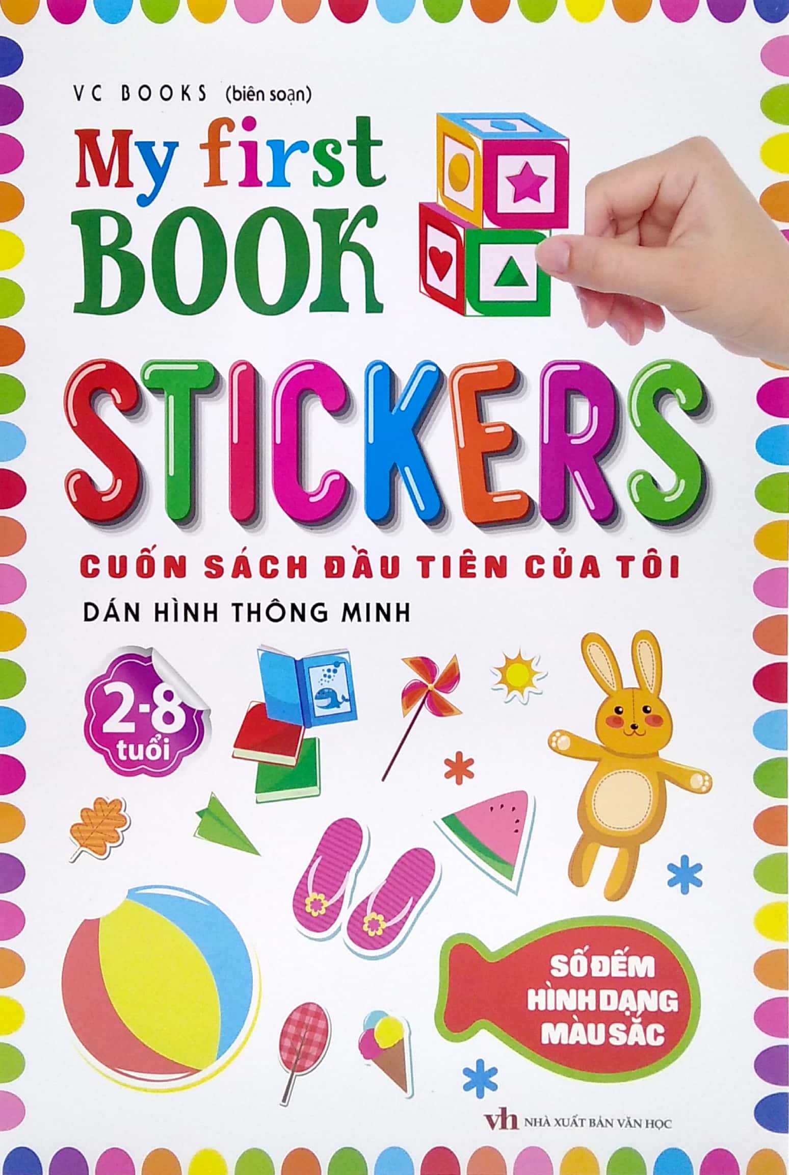 my first book stickers - số đếm hình dạng màu sắc