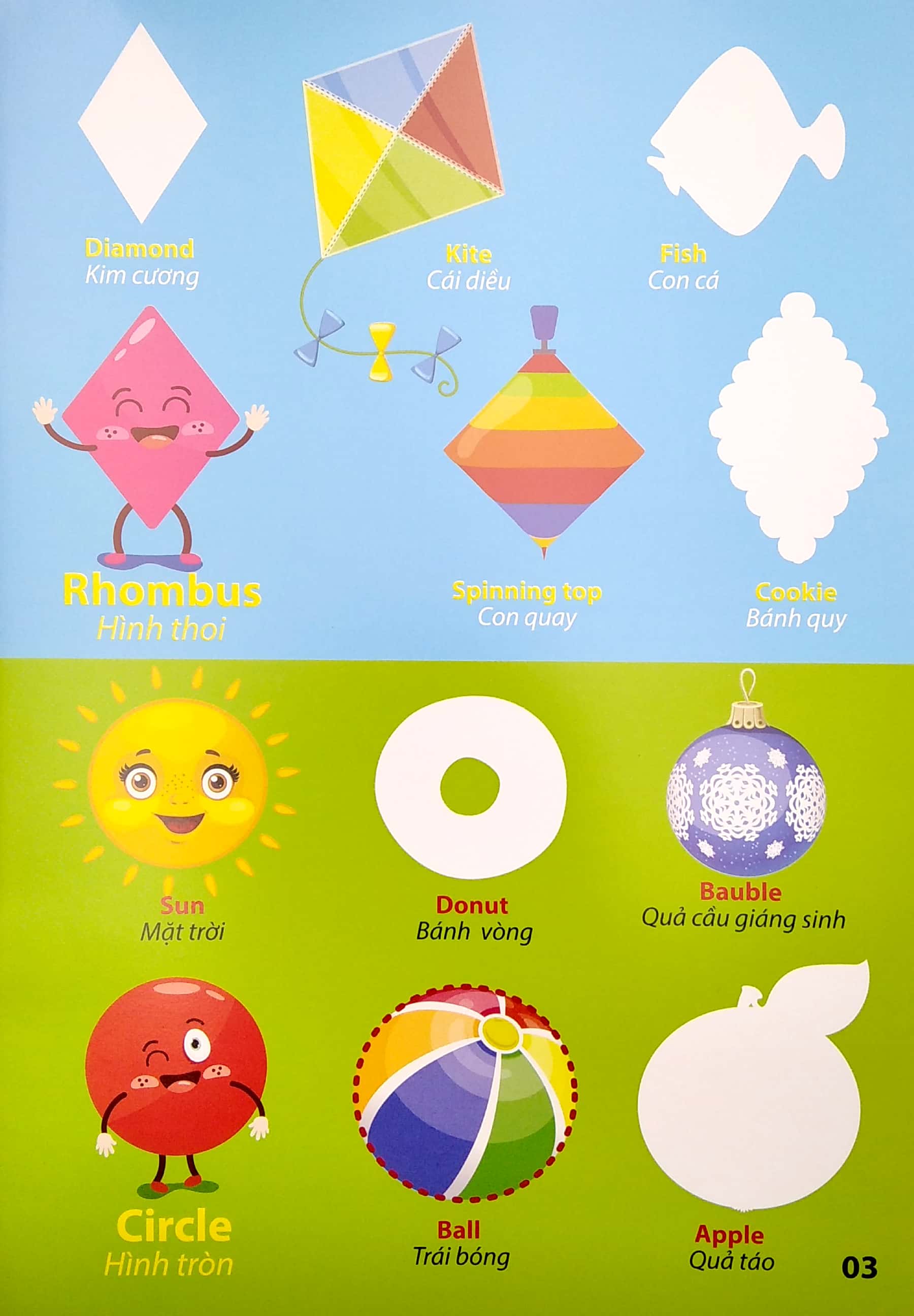 my first book stickers - số đếm hình dạng màu sắc