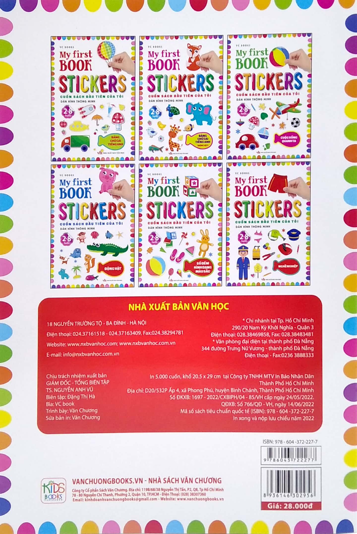 my first book stickers - số đếm hình dạng màu sắc