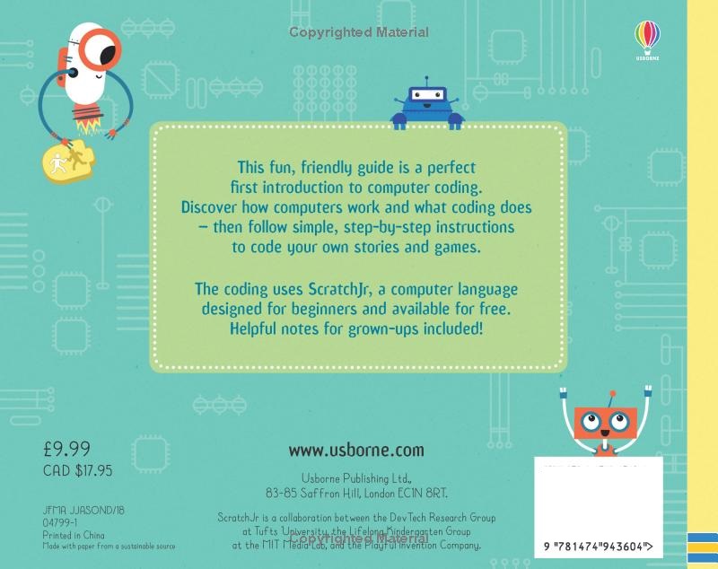 my first computer coding book using scratchjr