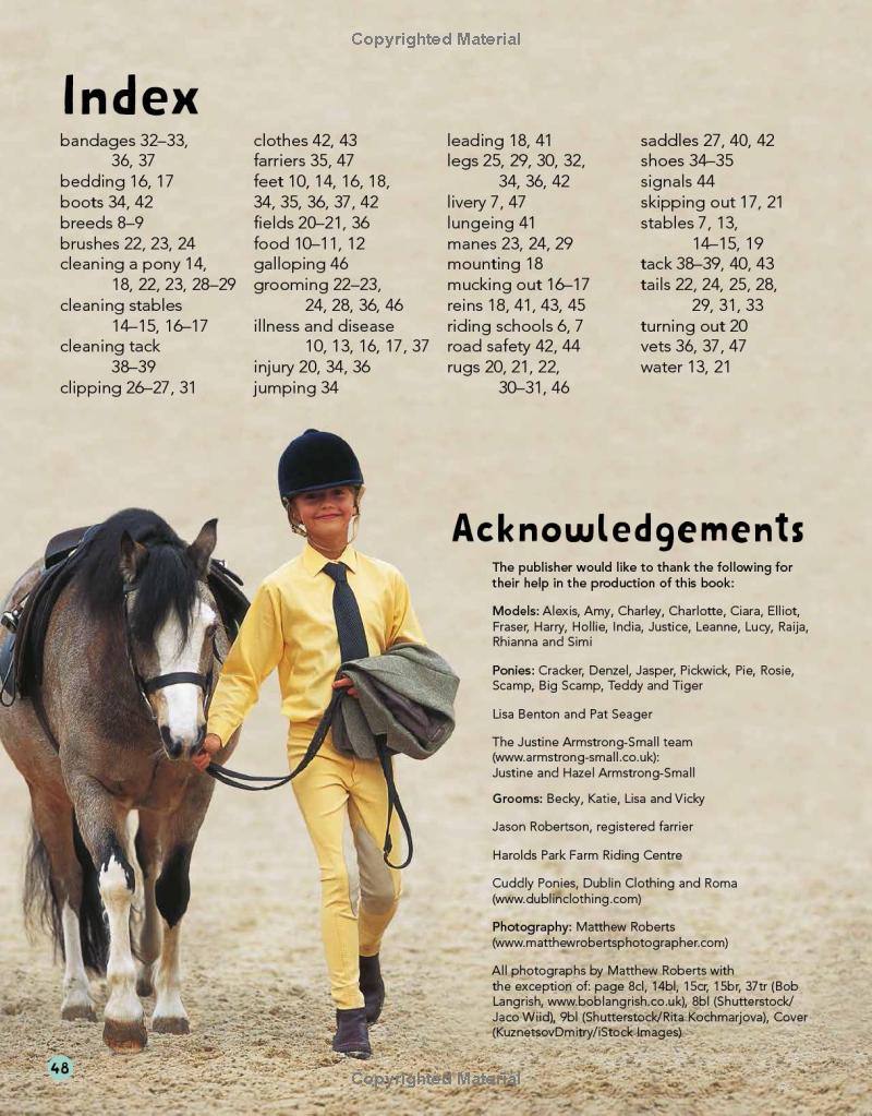 my first horse and pony care book