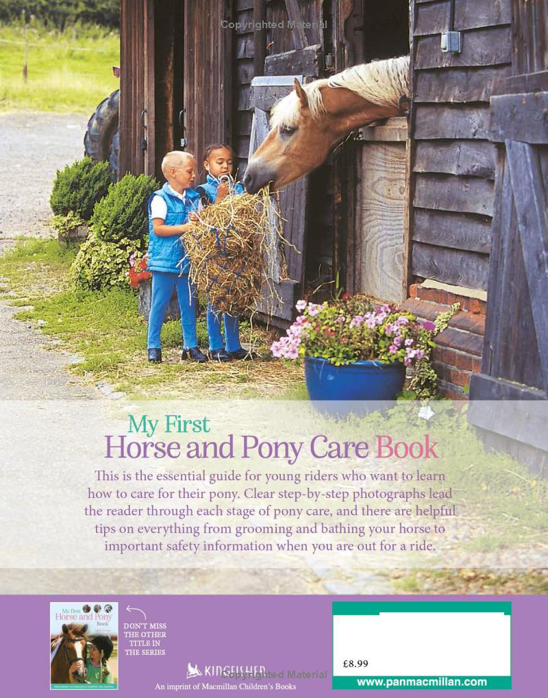 my first horse and pony care book