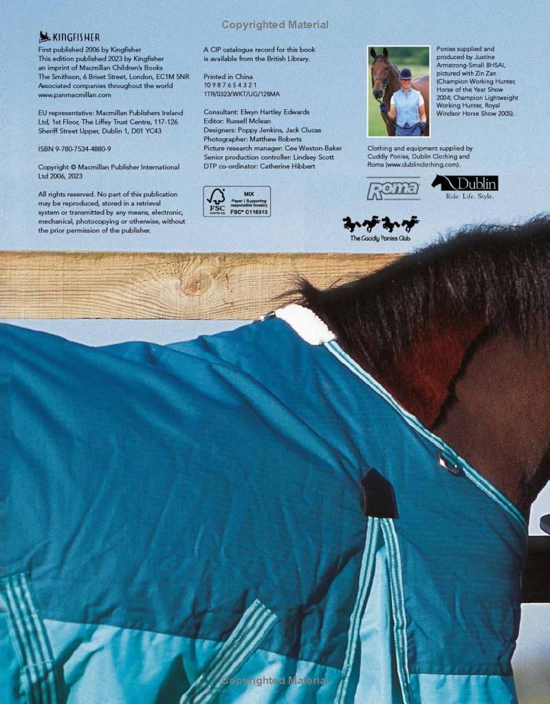 my first horse and pony care book