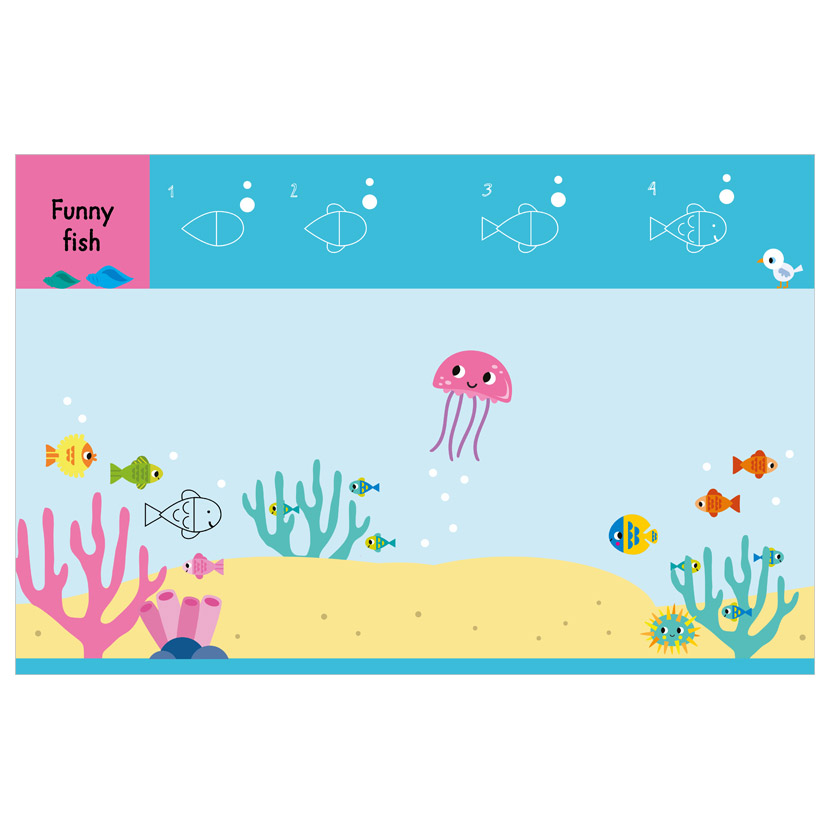 my first i can draw in the ocean