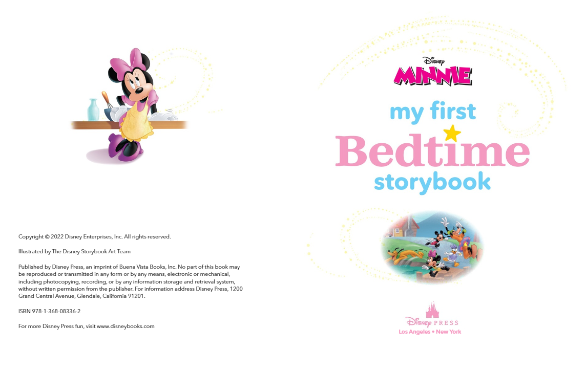 my first minnie mouse bedtime storybook
