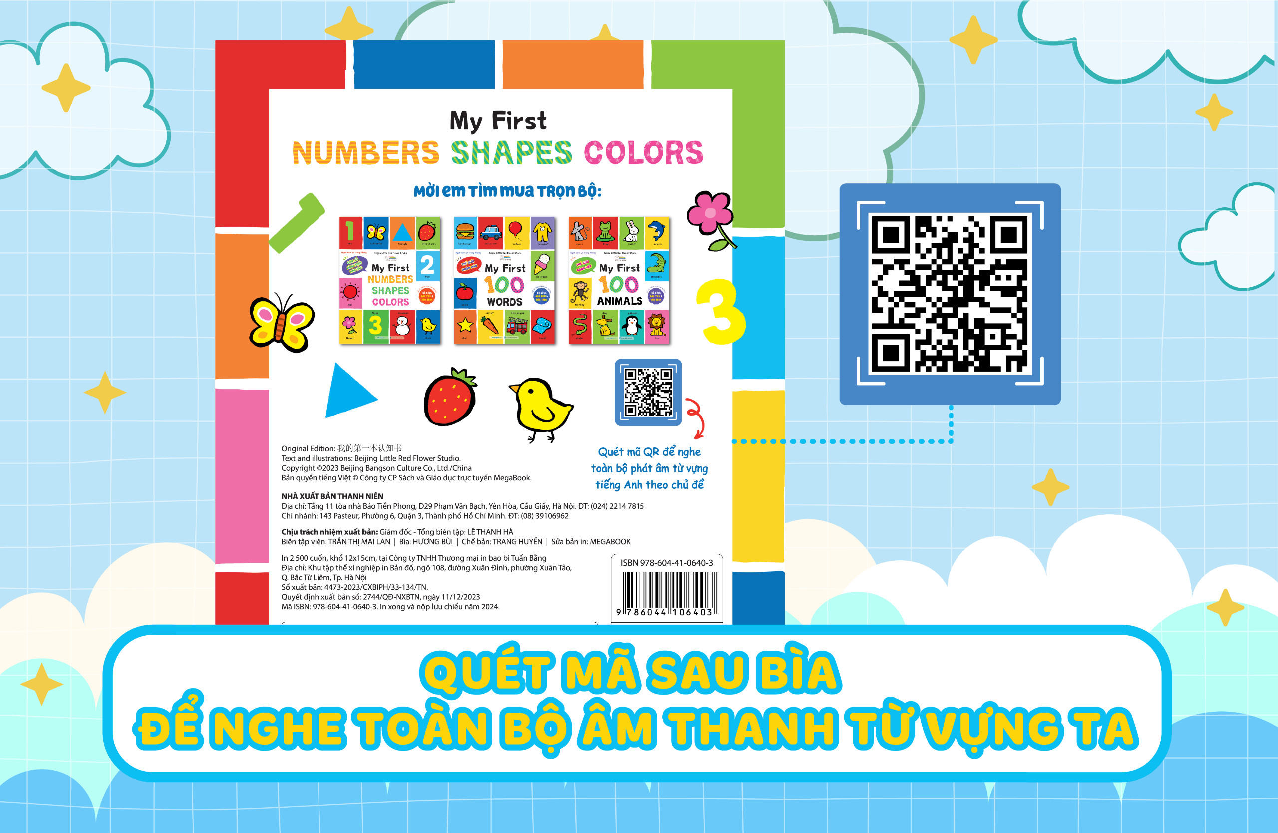 my first numbers-shapes-colors - con số, hình khối, màu sắc - bìa cứng