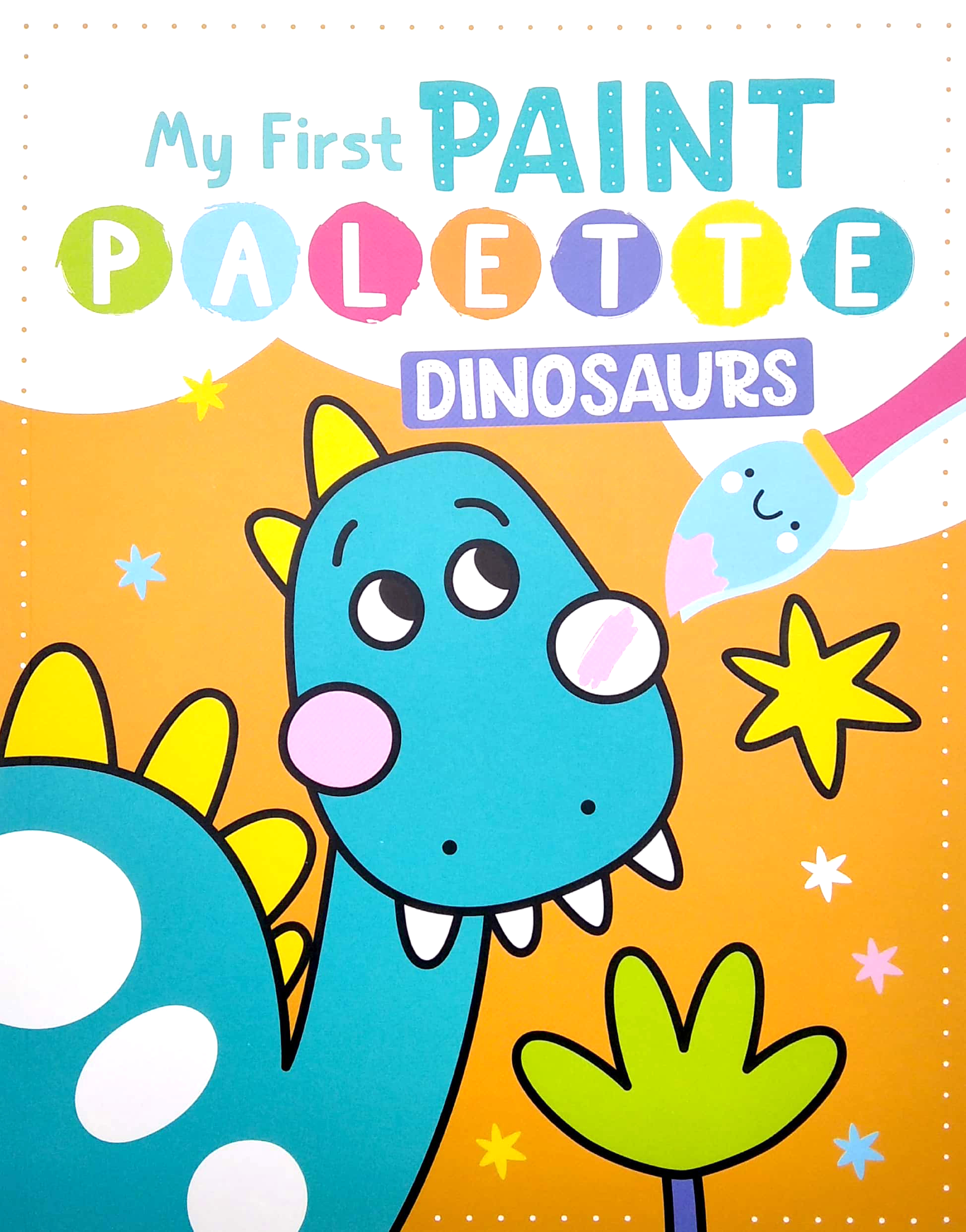 my first paint palette: dinosaurs