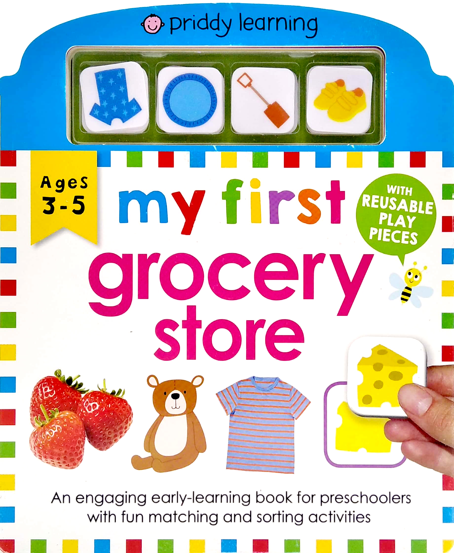 my first play and learn: grocery store : a fun-early learning book about colors, shapes, numbers, and more
