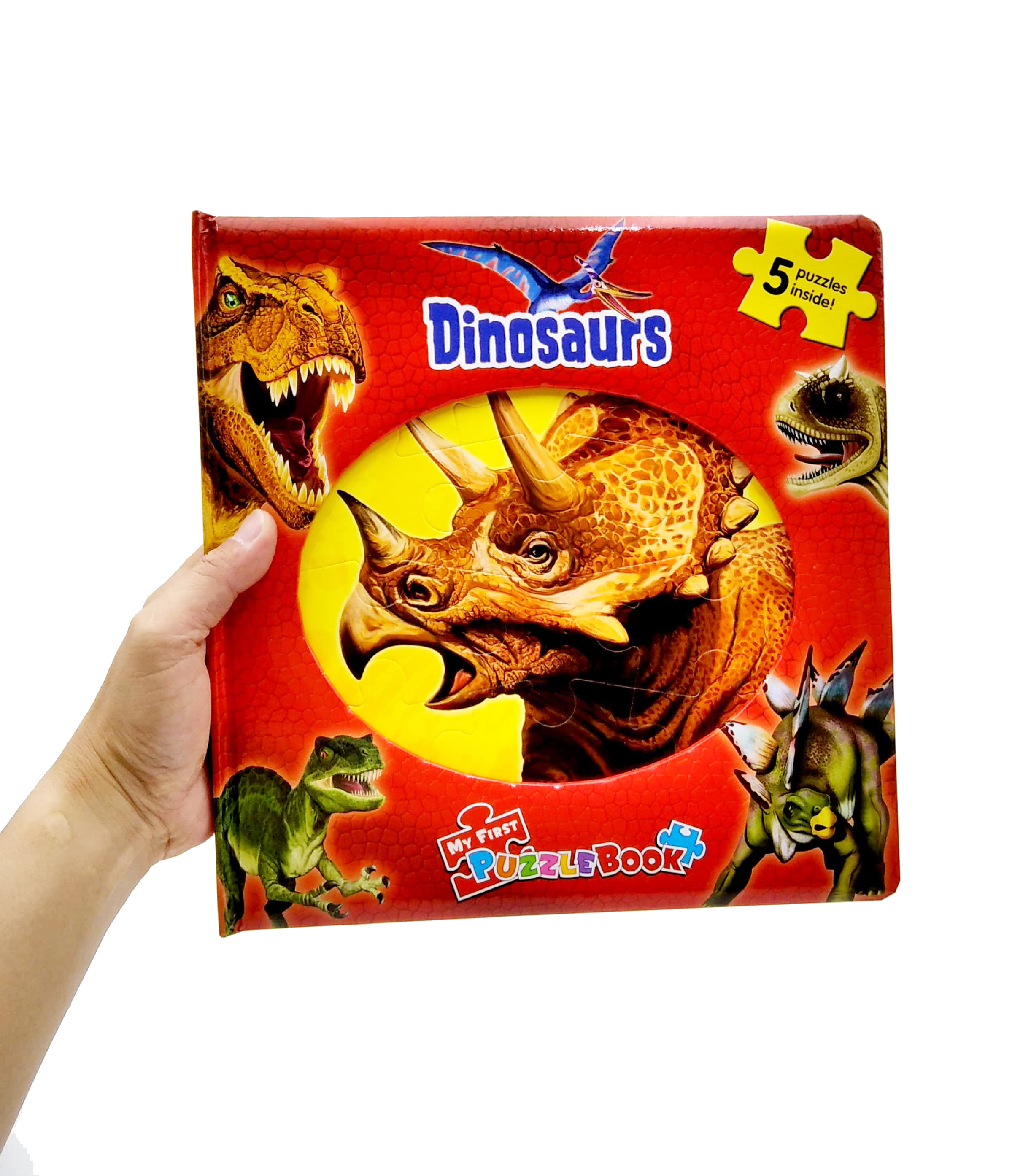 my first puzzle book: dinosaurs